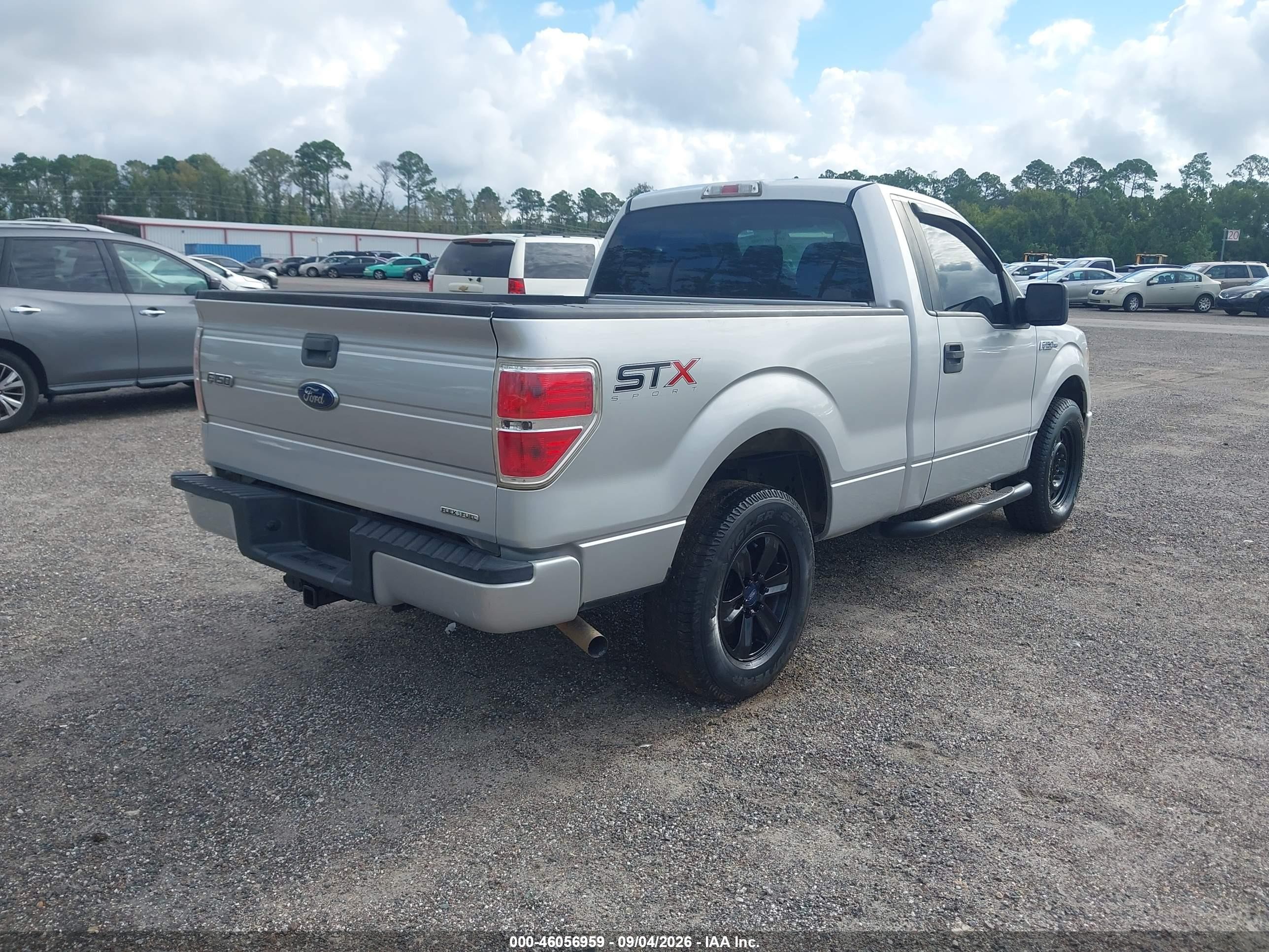 2014 Ford F-150 Stx Gray vin: 1FTMF1CM9EKF87069