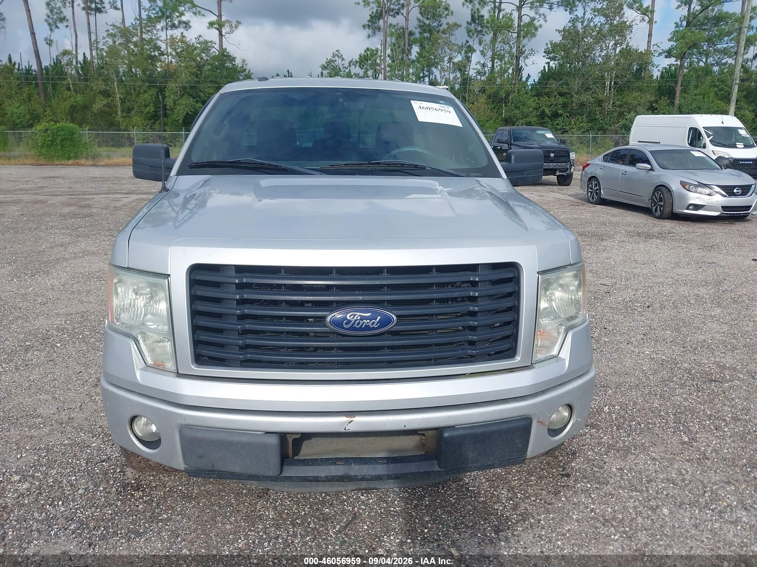 2014 Ford F-150 Stx Gray vin: 1FTMF1CM9EKF87069