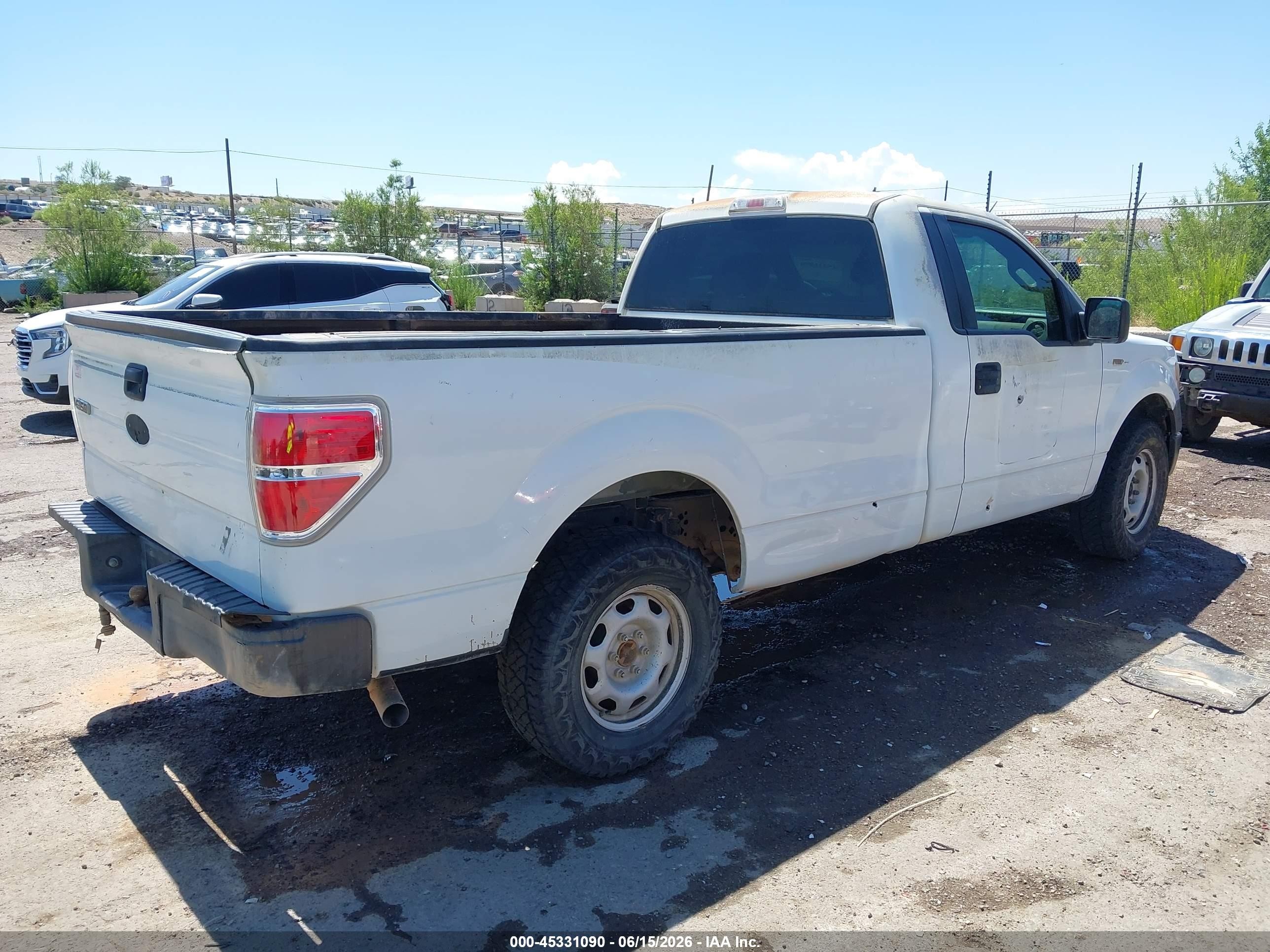 2011 Ford F-150 Xl White vin: 1FTMF1CMXBKD31728