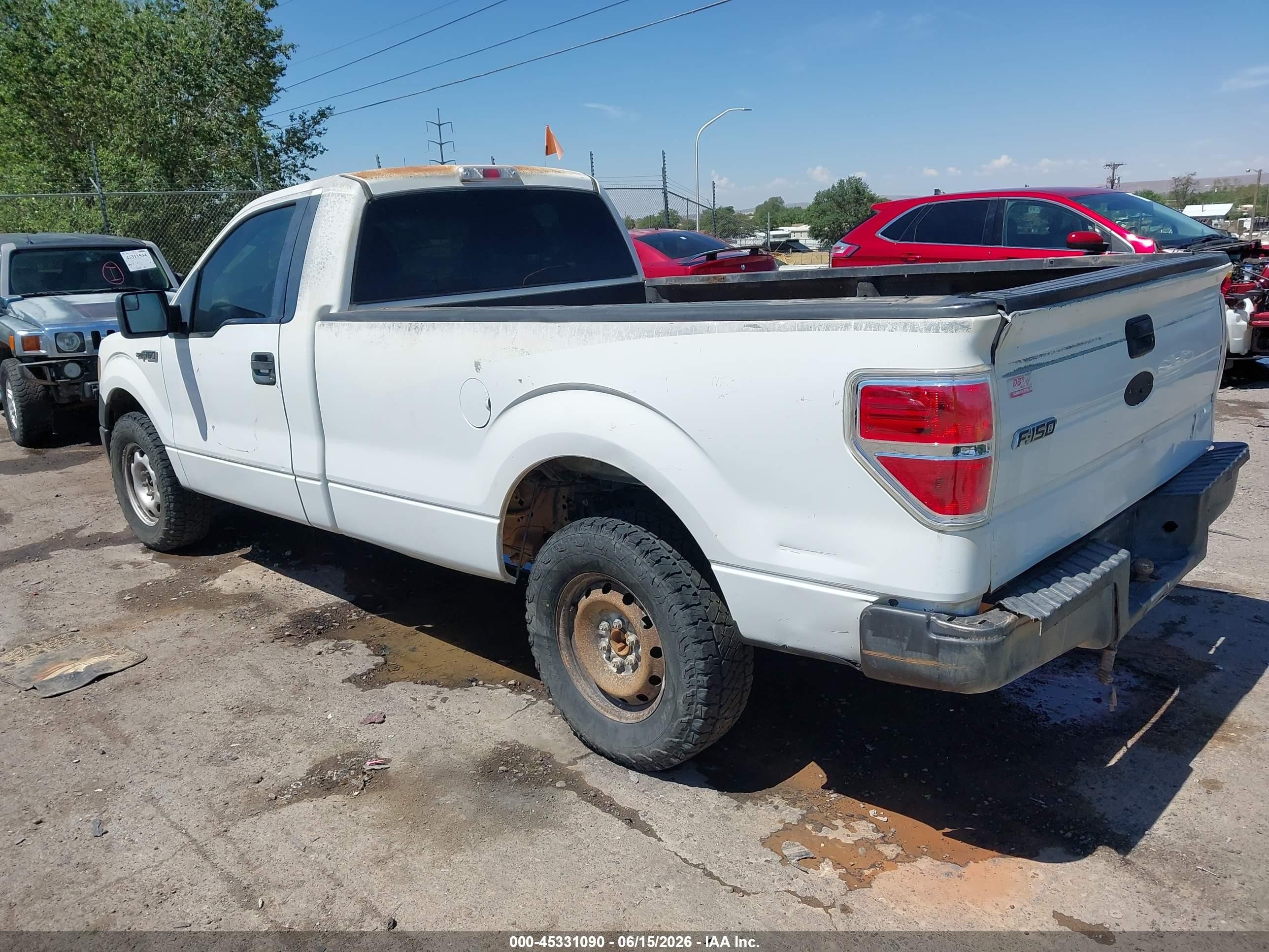 2011 Ford F-150 Xl White vin: 1FTMF1CMXBKD31728
