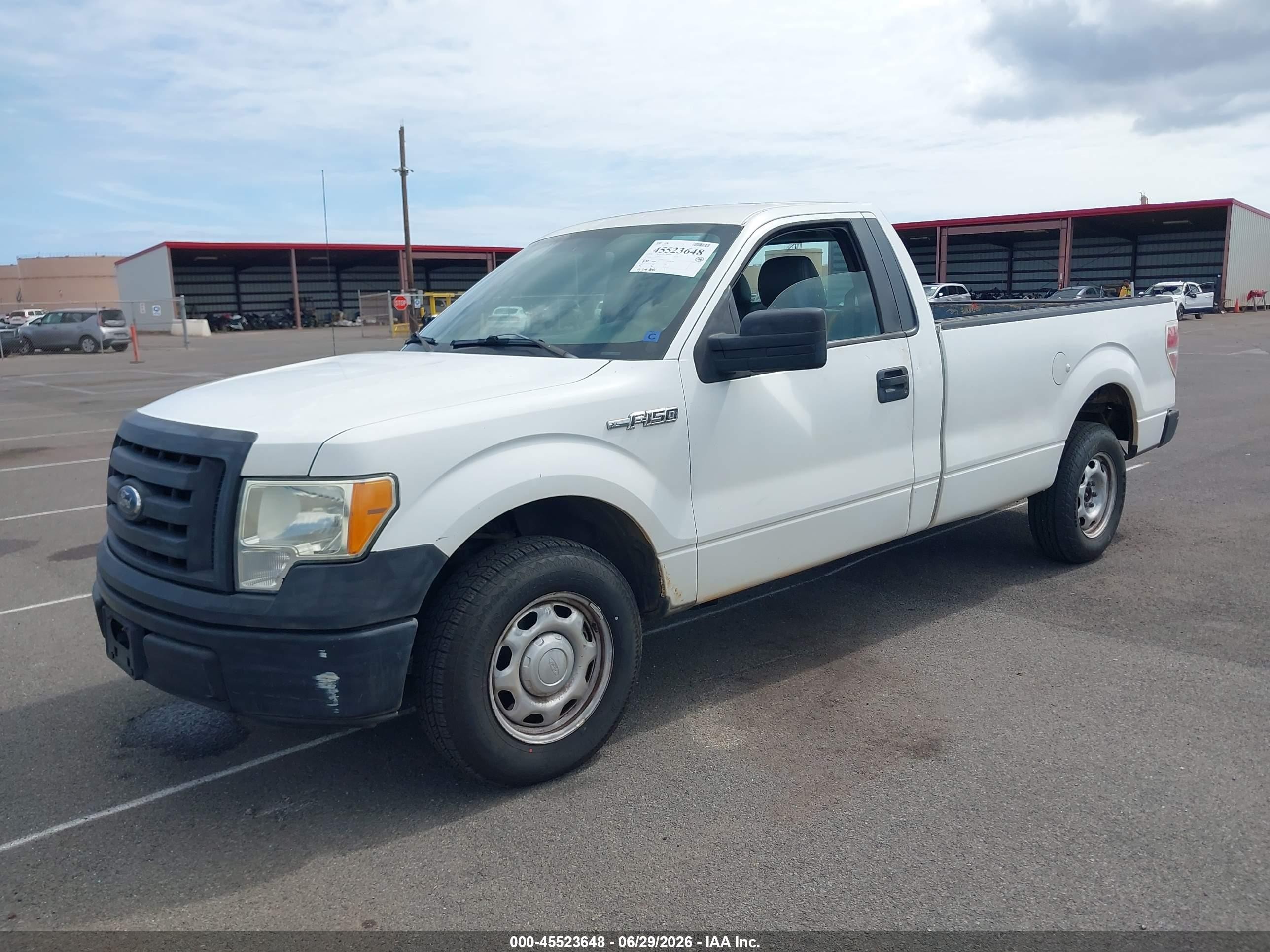 2011 Ford F-150 Stx/xl/xlt White vin: 1FTMF1CMXBKD32135