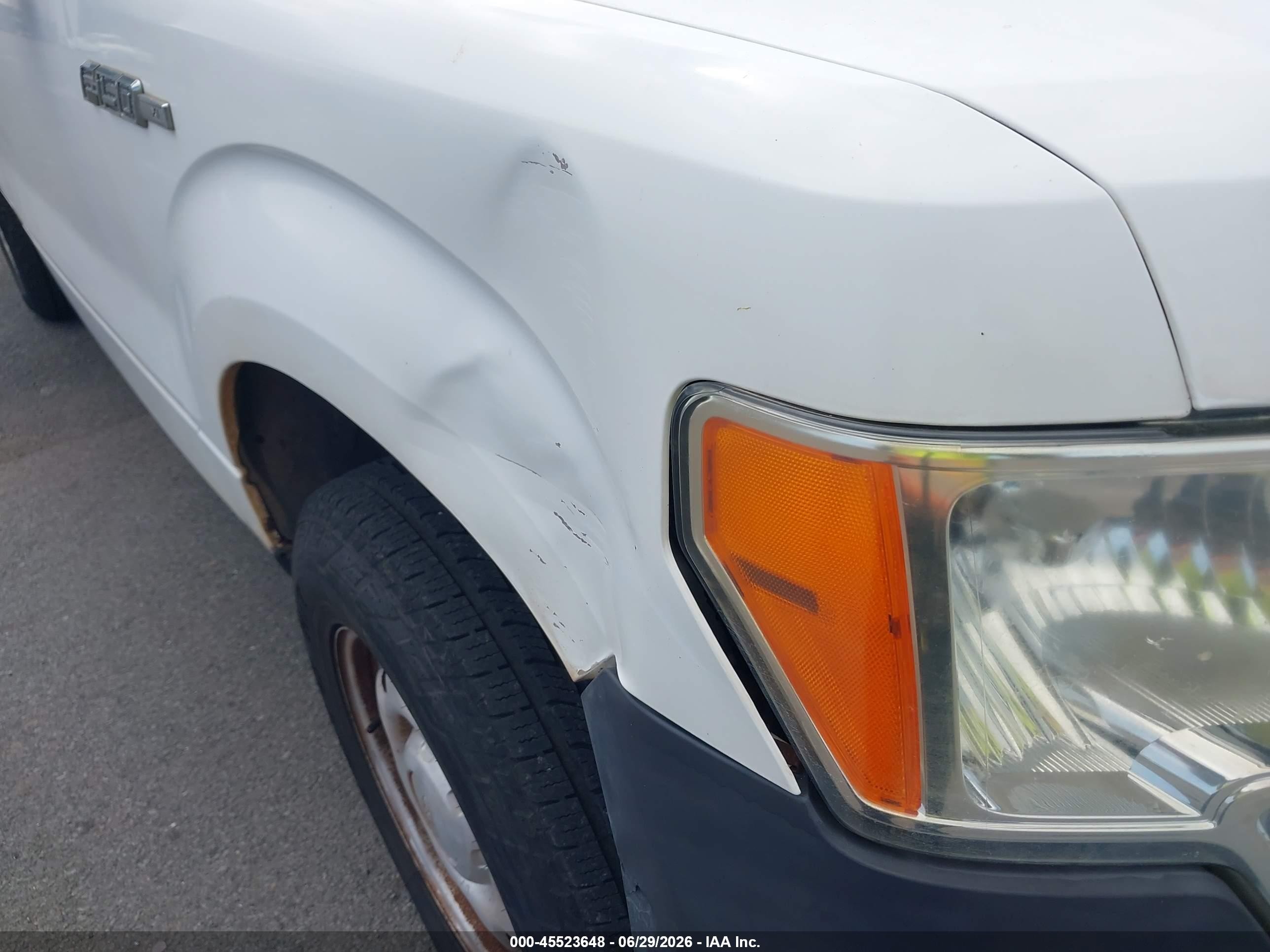 2011 Ford F-150 Stx/xl/xlt White vin: 1FTMF1CMXBKD32135