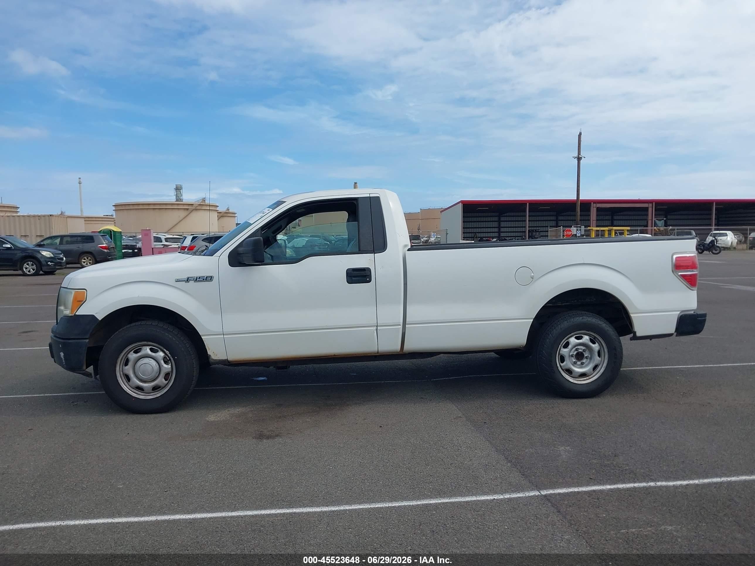 2011 Ford F-150 Stx/xl/xlt White vin: 1FTMF1CMXBKD32135