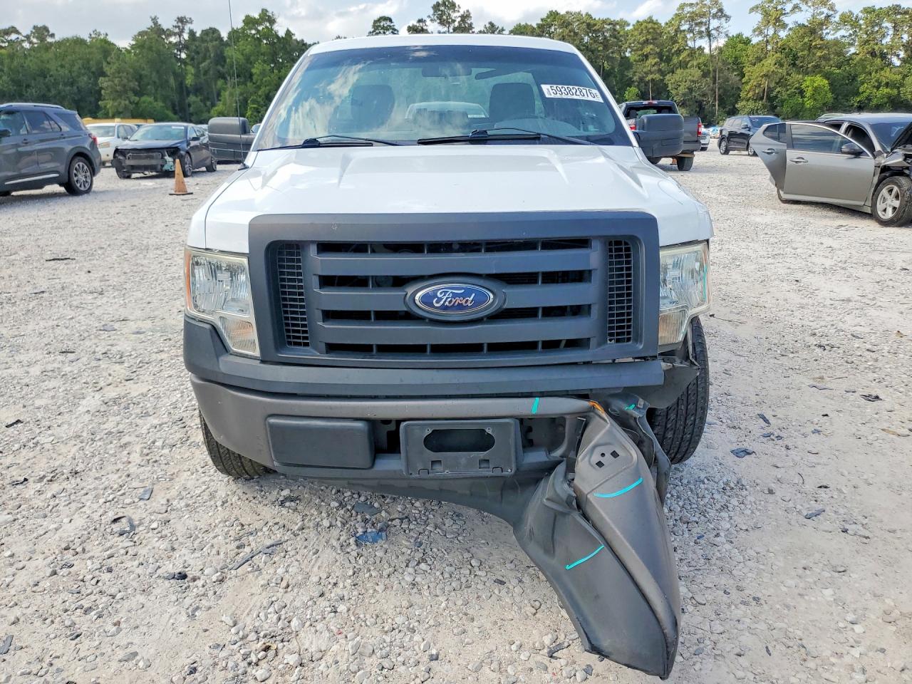 2011 Ford F-150 White vin: 1FTMF1CMXBKE08467
