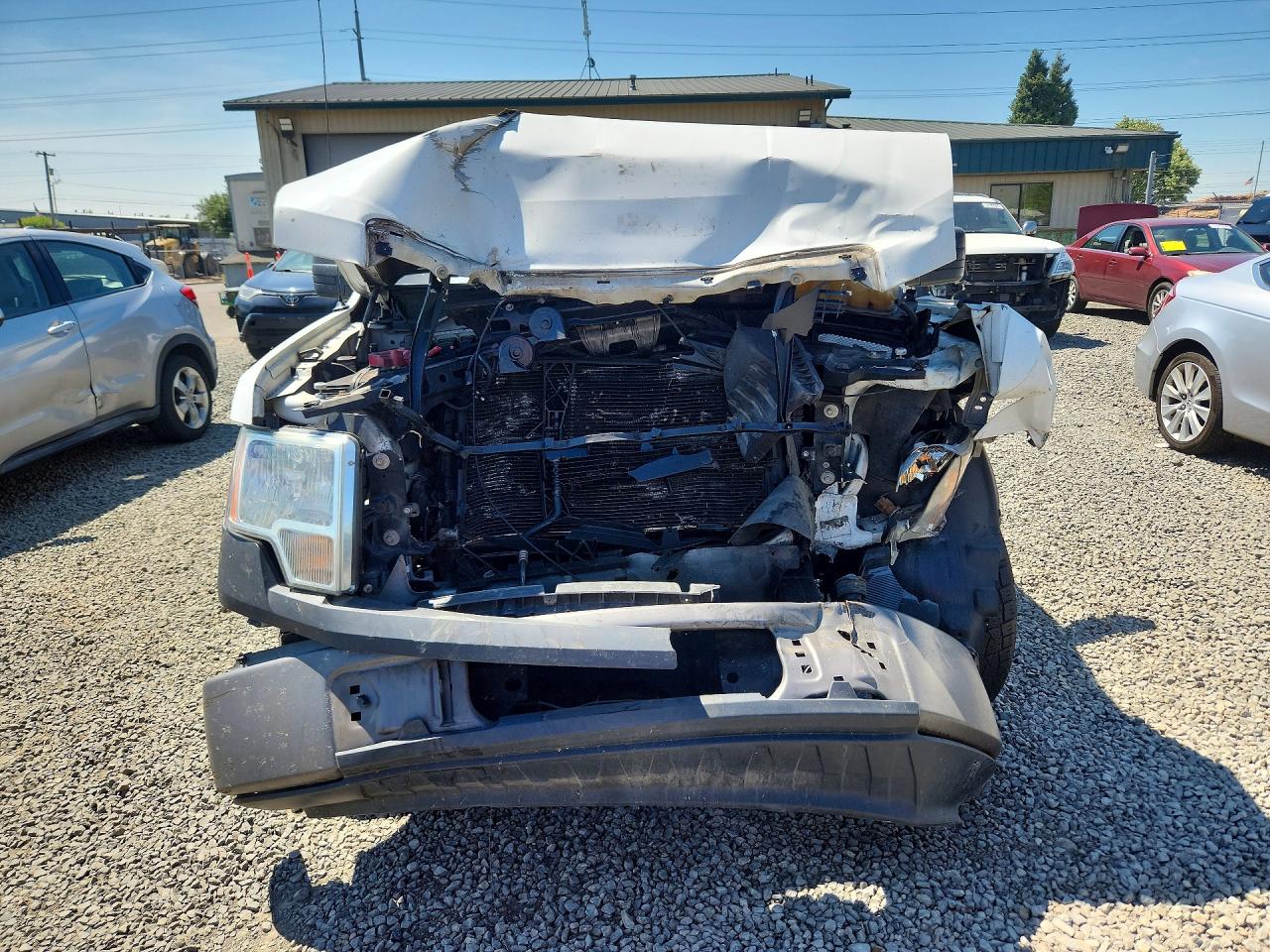 2012 Ford F150 White vin: 1FTMF1CMXCKD74578