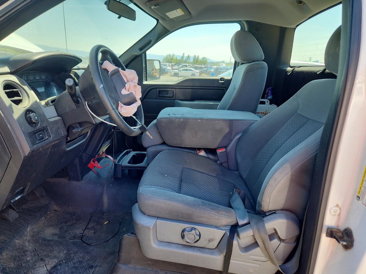 2012 Ford F150 White vin: 1FTMF1CMXCKD74578