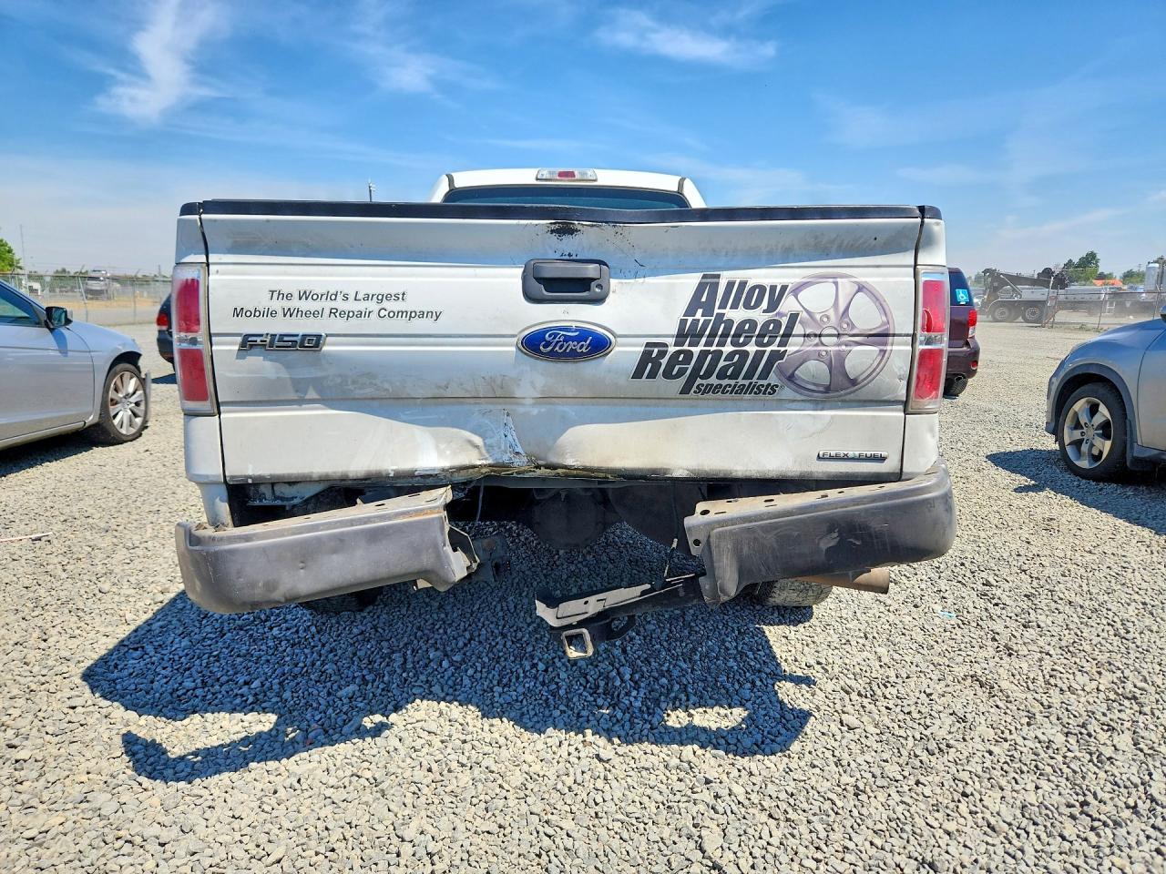 2012 Ford F150 White vin: 1FTMF1CMXCKD74578