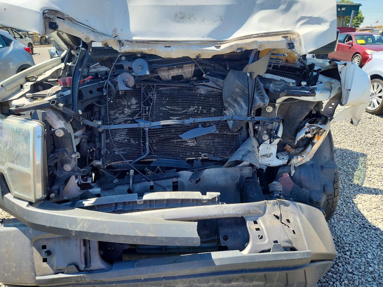2012 Ford F150 White vin: 1FTMF1CMXCKD74578