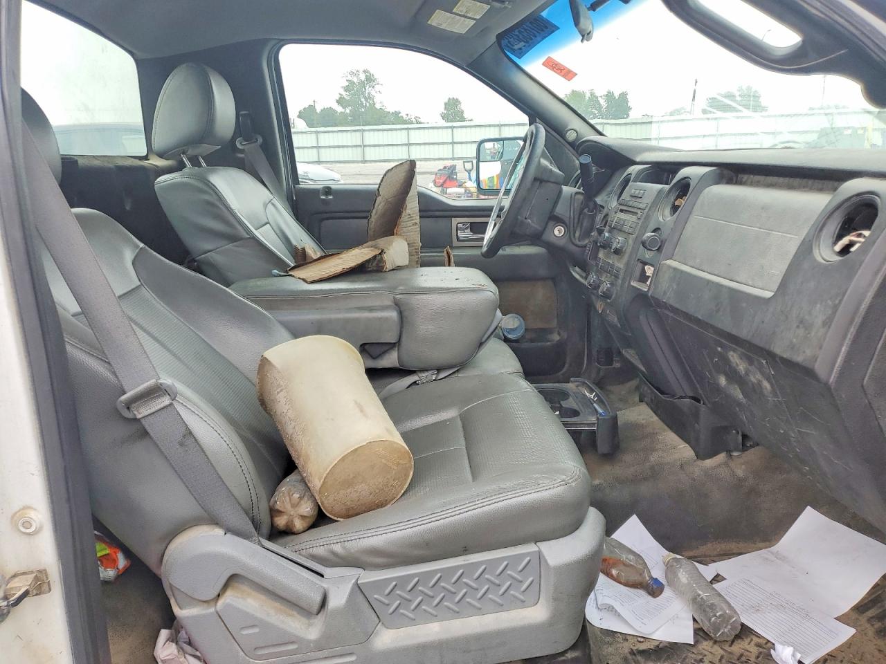 2012 Ford F150 White vin: 1FTMF1CMXCKE08678
