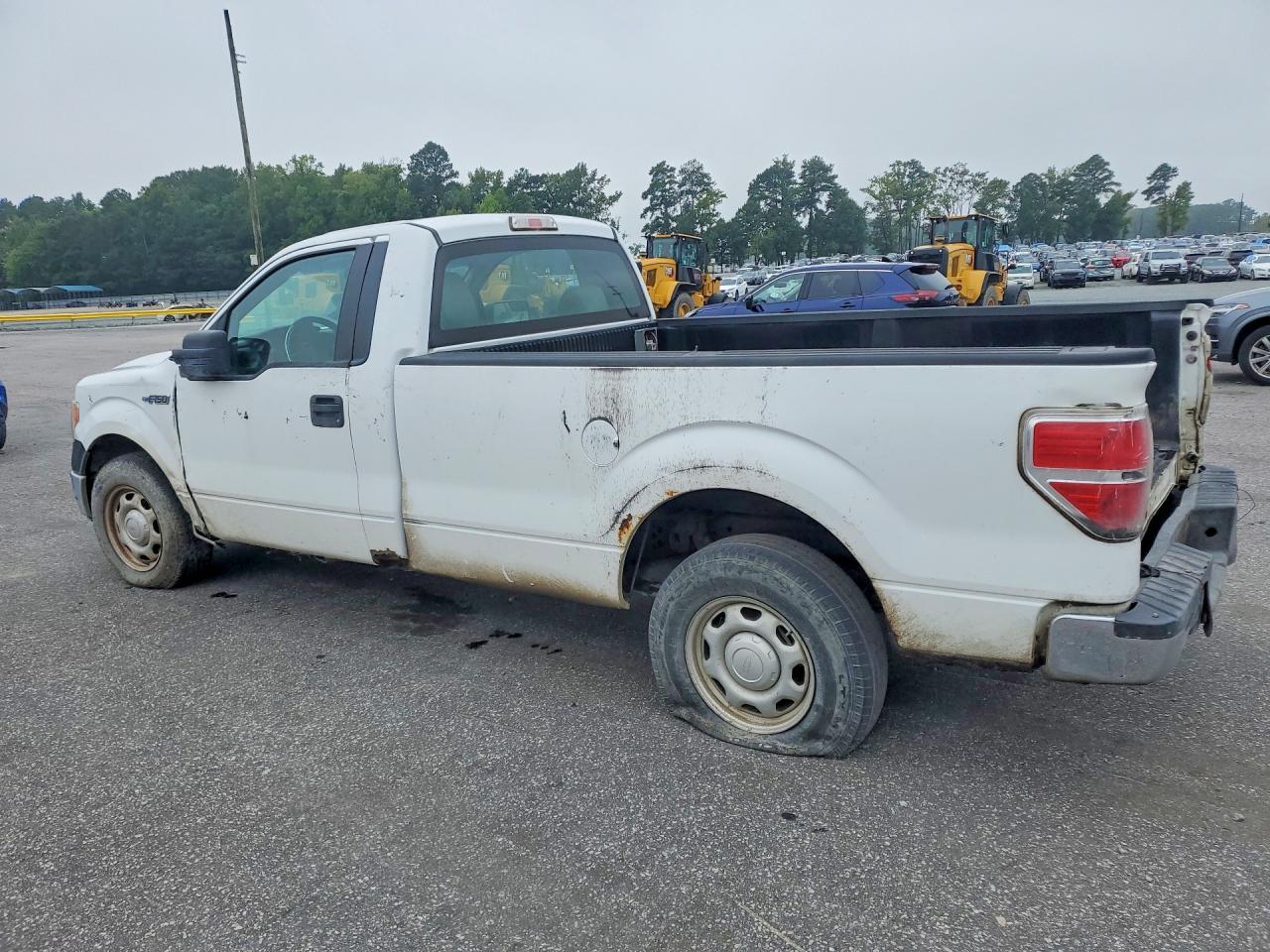 2012 Ford F150 White vin: 1FTMF1CMXCKE08678
