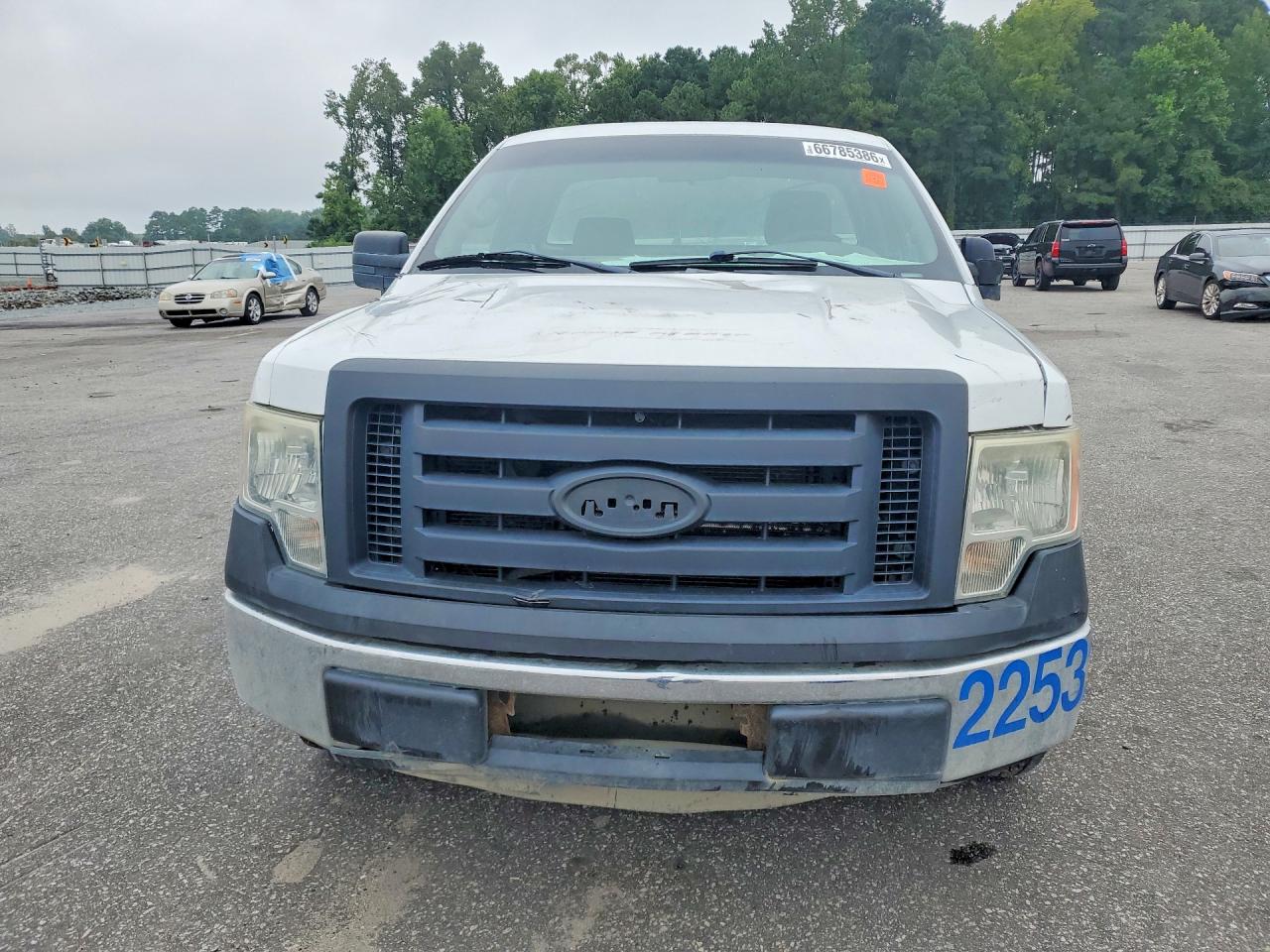 2012 Ford F150 White vin: 1FTMF1CMXCKE08678