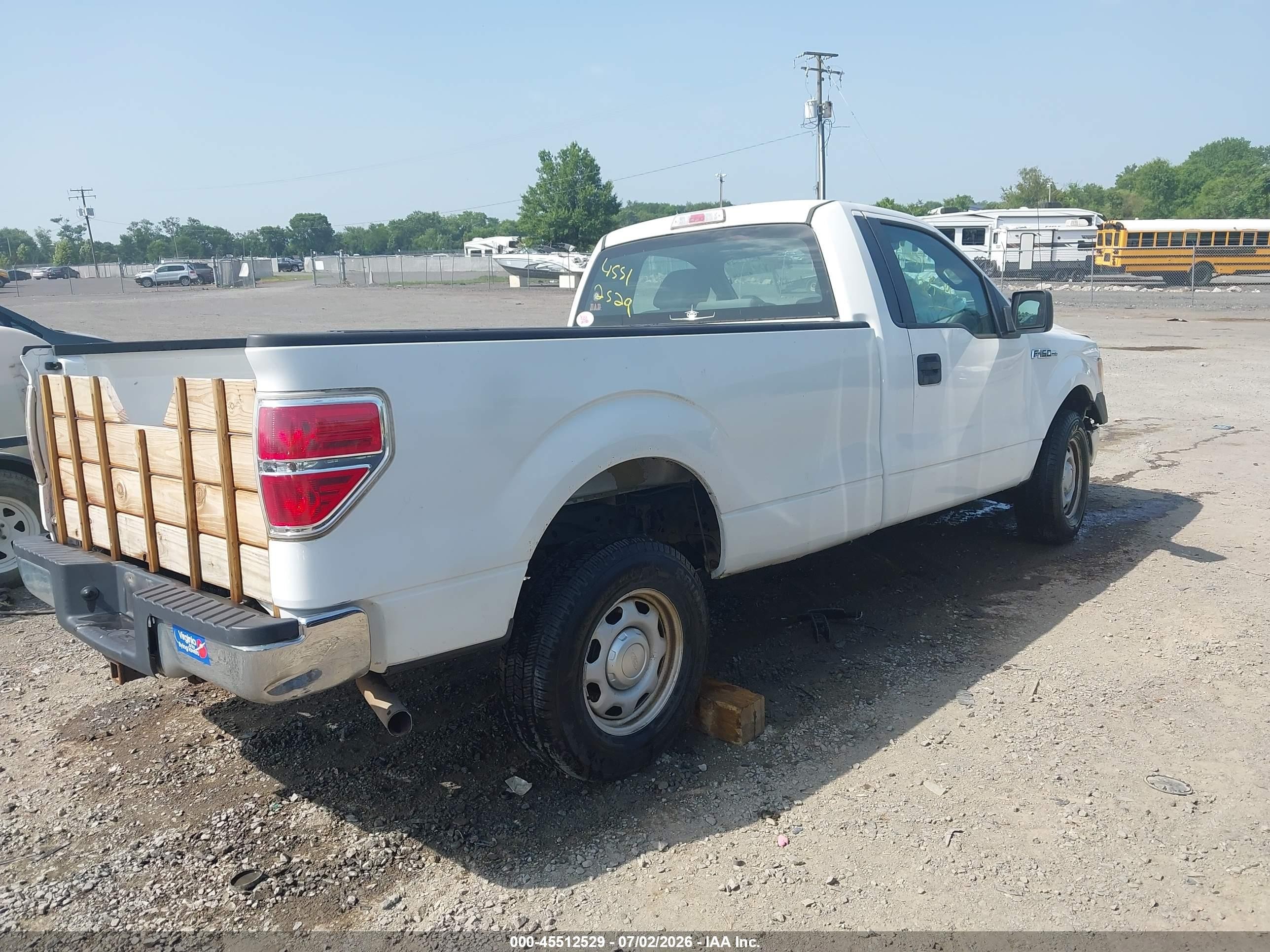 2013 Ford F-150 Stx/xl/xlt White vin: 1FTMF1CMXDKE43383