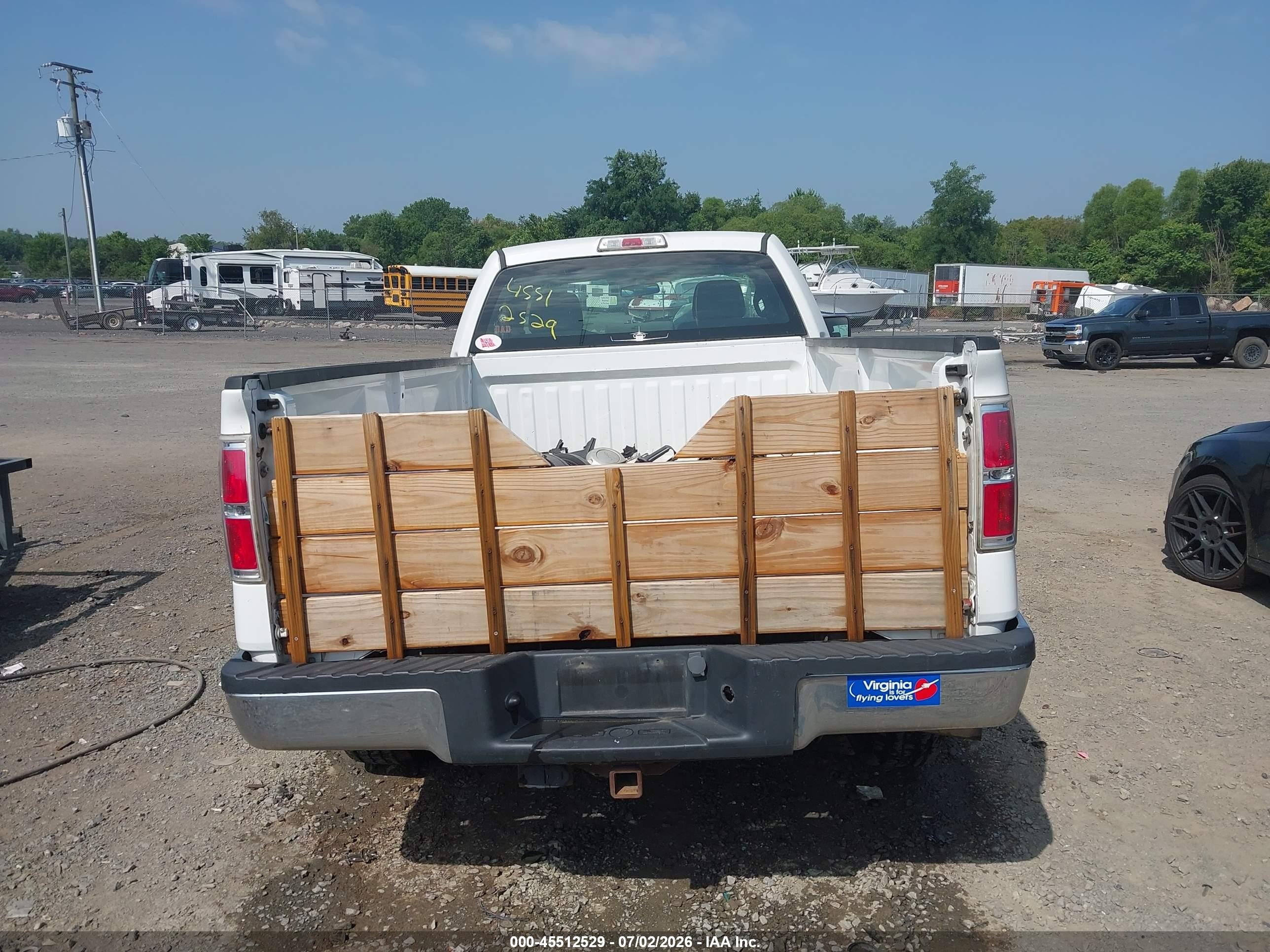 2013 Ford F-150 Stx/xl/xlt White vin: 1FTMF1CMXDKE43383