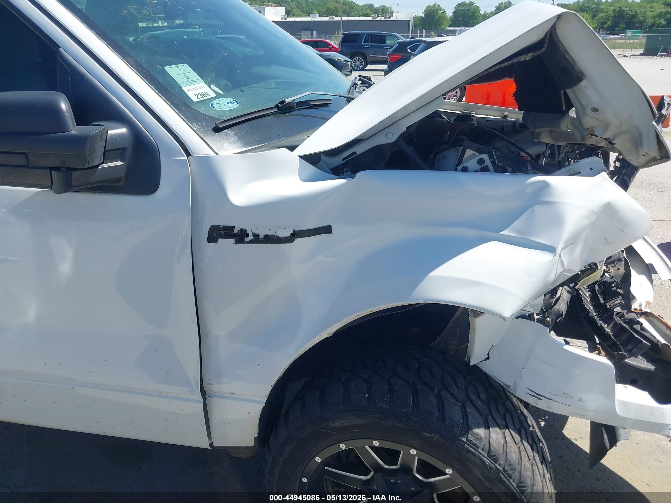 2013 Ford F-150 Stx White vin: 1FTMF1CMXDKF29910
