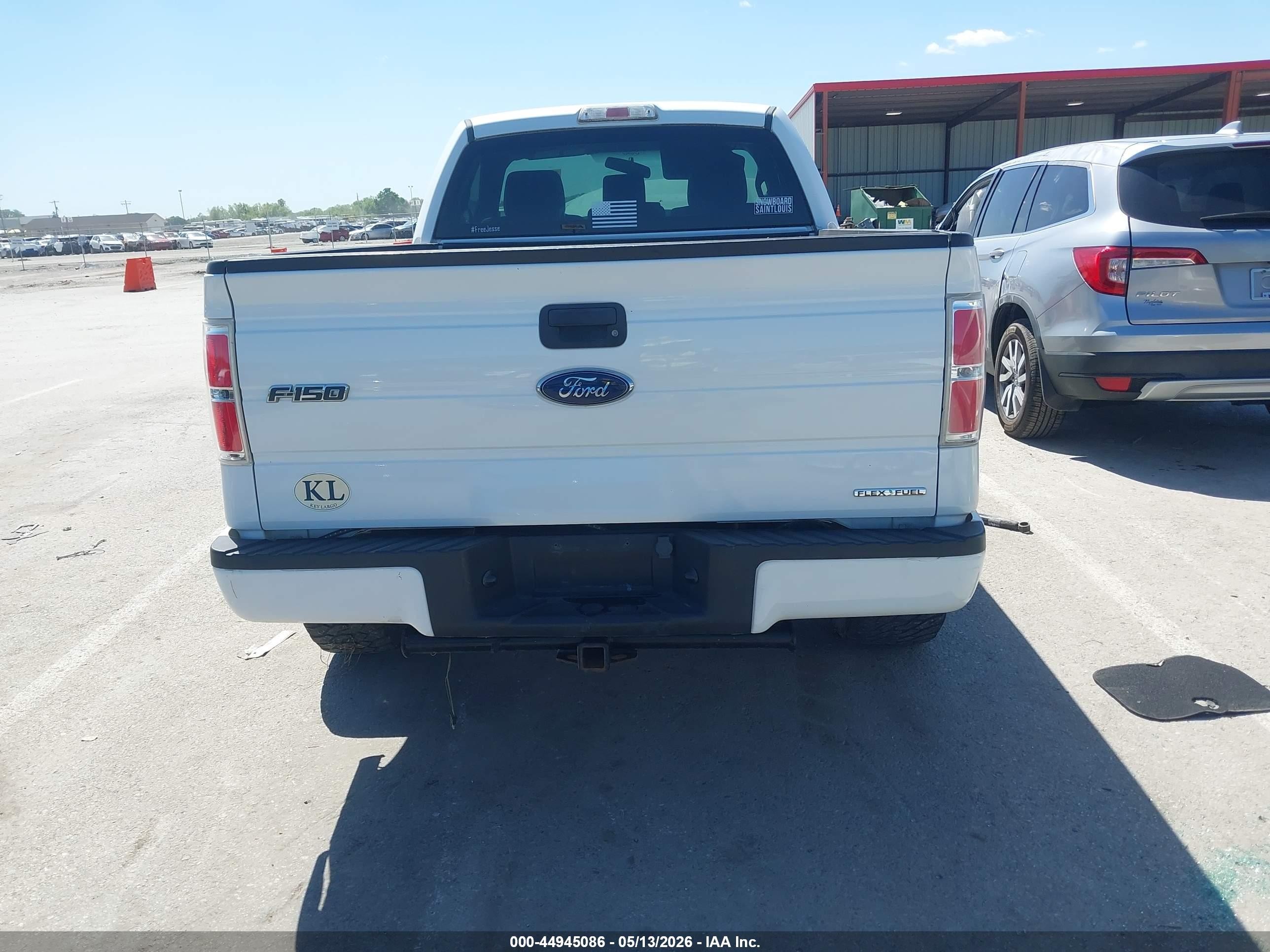 2013 Ford F-150 Stx White vin: 1FTMF1CMXDKF29910
