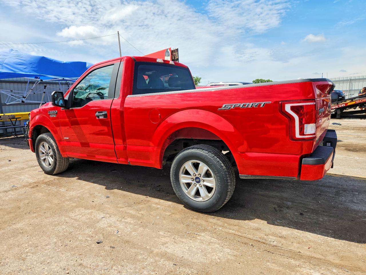 2017 Ford F150 Red vin: 1FTMF1CP0HKC98208