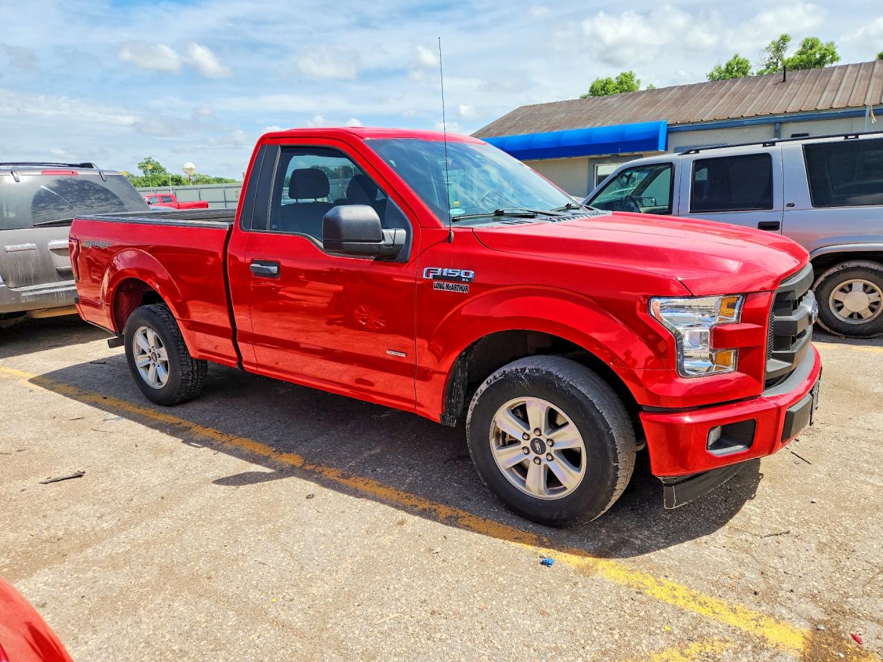 2017 Ford F150 Red vin: 1FTMF1CP0HKC98208