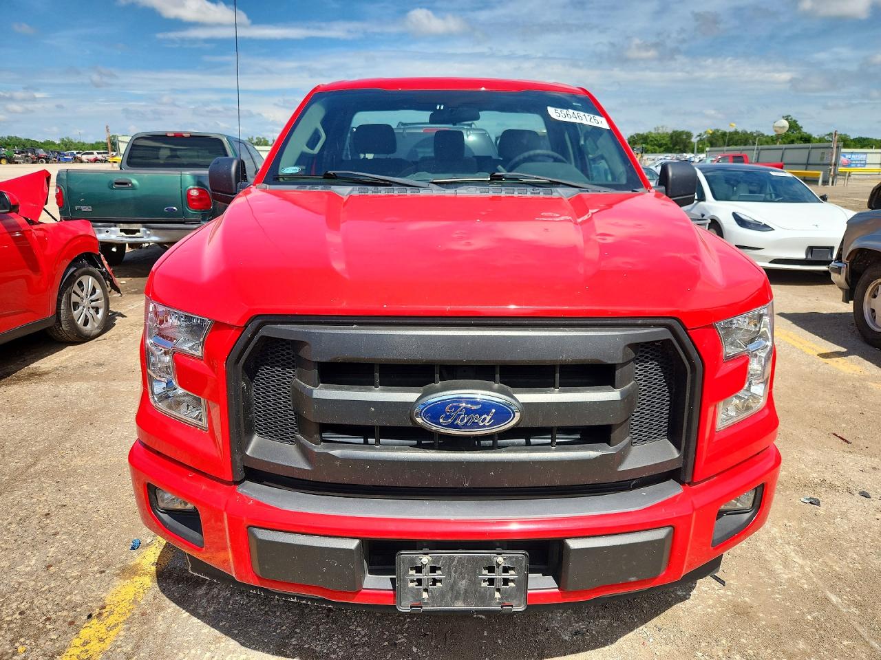 2017 Ford F150 Red vin: 1FTMF1CP0HKC98208