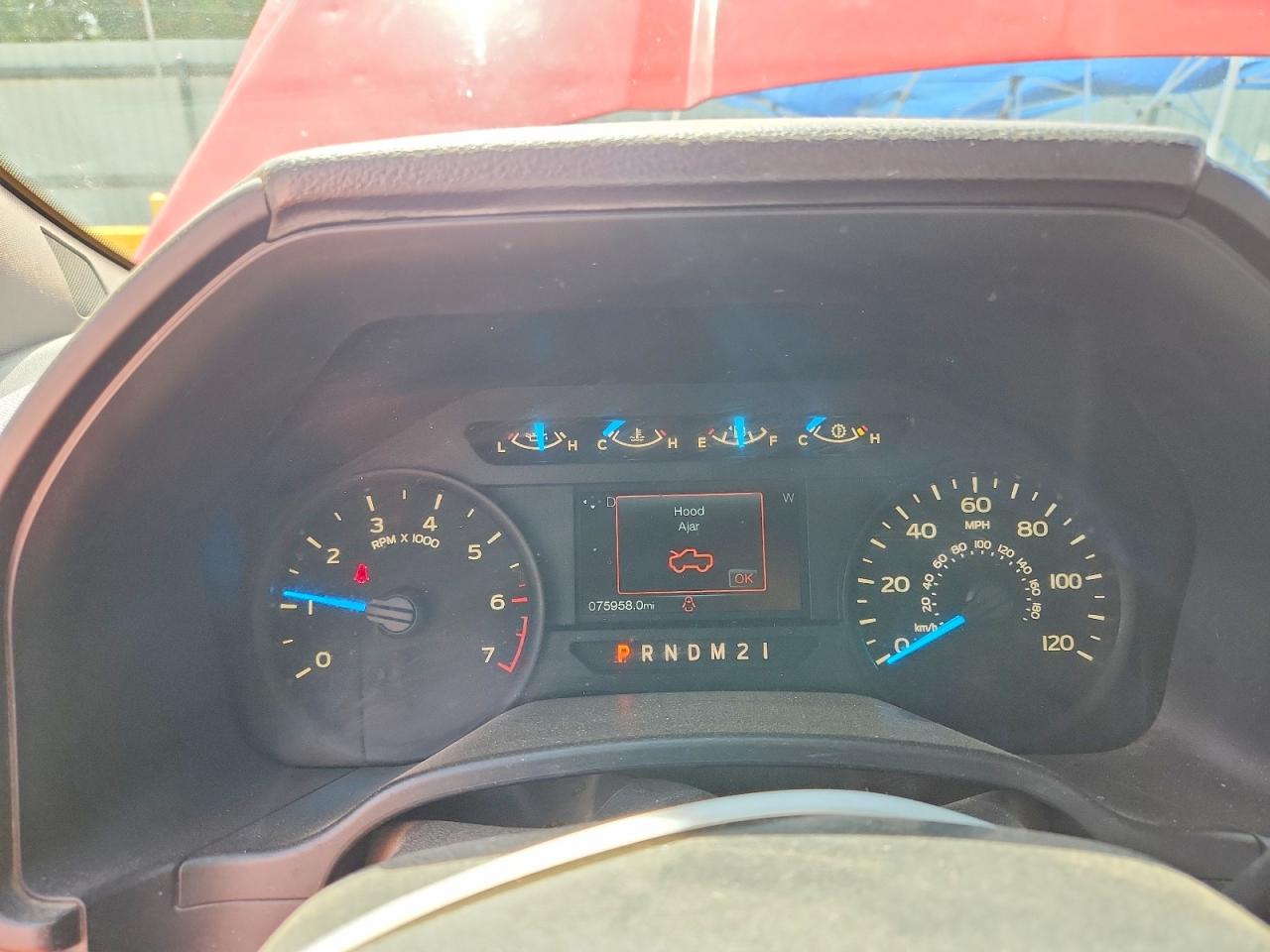 2017 Ford F150 Red vin: 1FTMF1CP0HKC98208