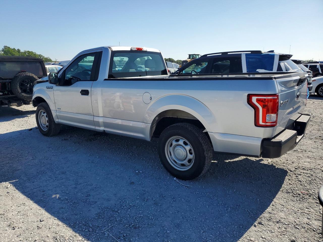 2015 Ford F150 Silver vin: 1FTMF1CP5FKE52120