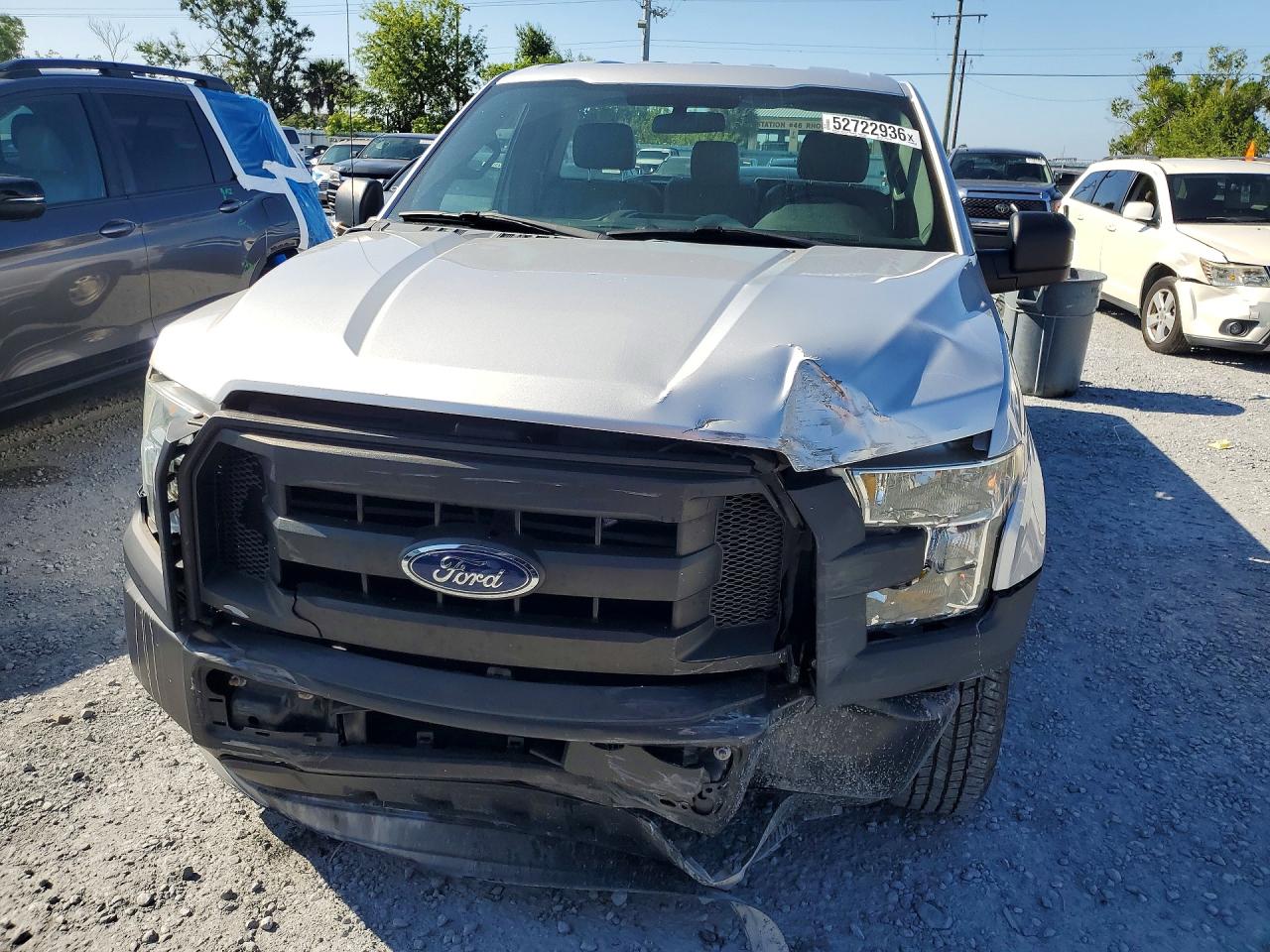 2015 Ford F150 Silver vin: 1FTMF1CP5FKE52120