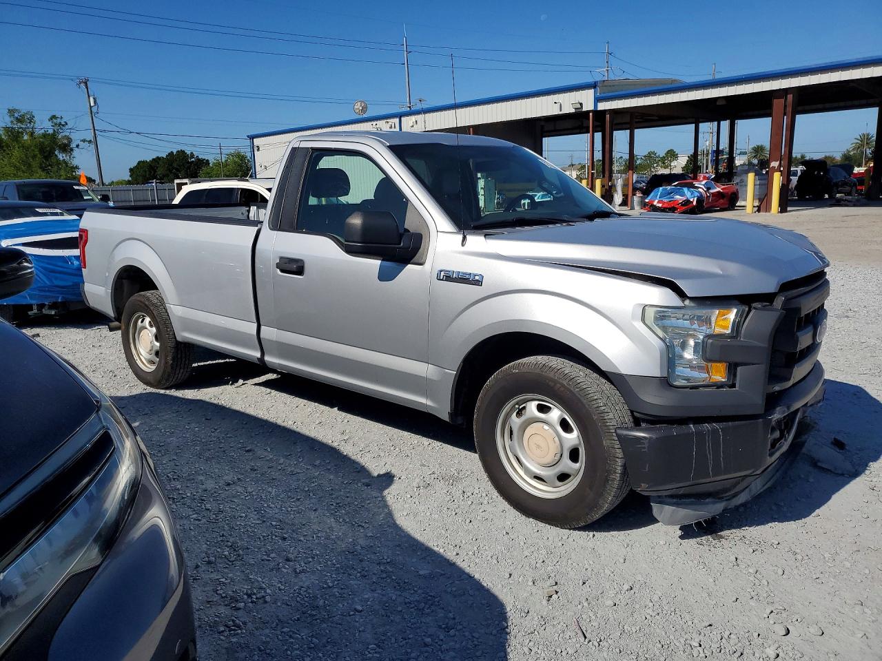 2015 Ford F150 Silver vin: 1FTMF1CP5FKE52120
