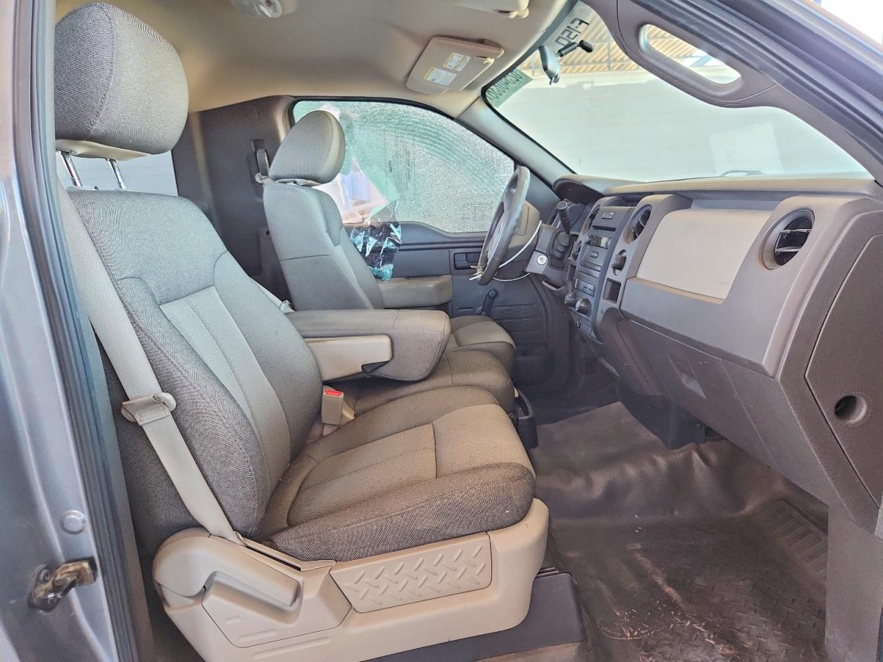 2010 Ford F150 Gray vin: 1FTMF1CW0AKE60464