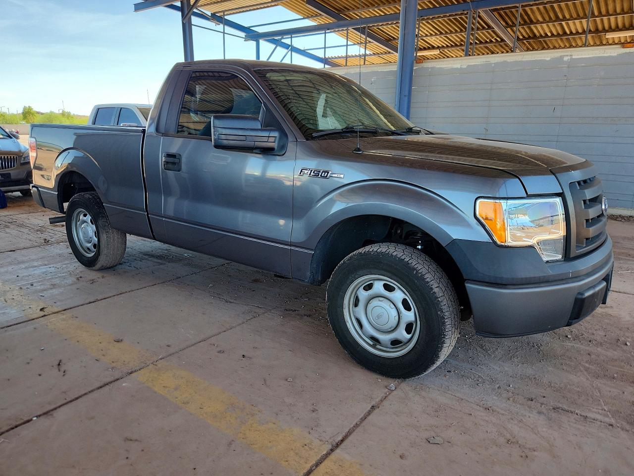 2010 Ford F150 Gray vin: 1FTMF1CW0AKE60464