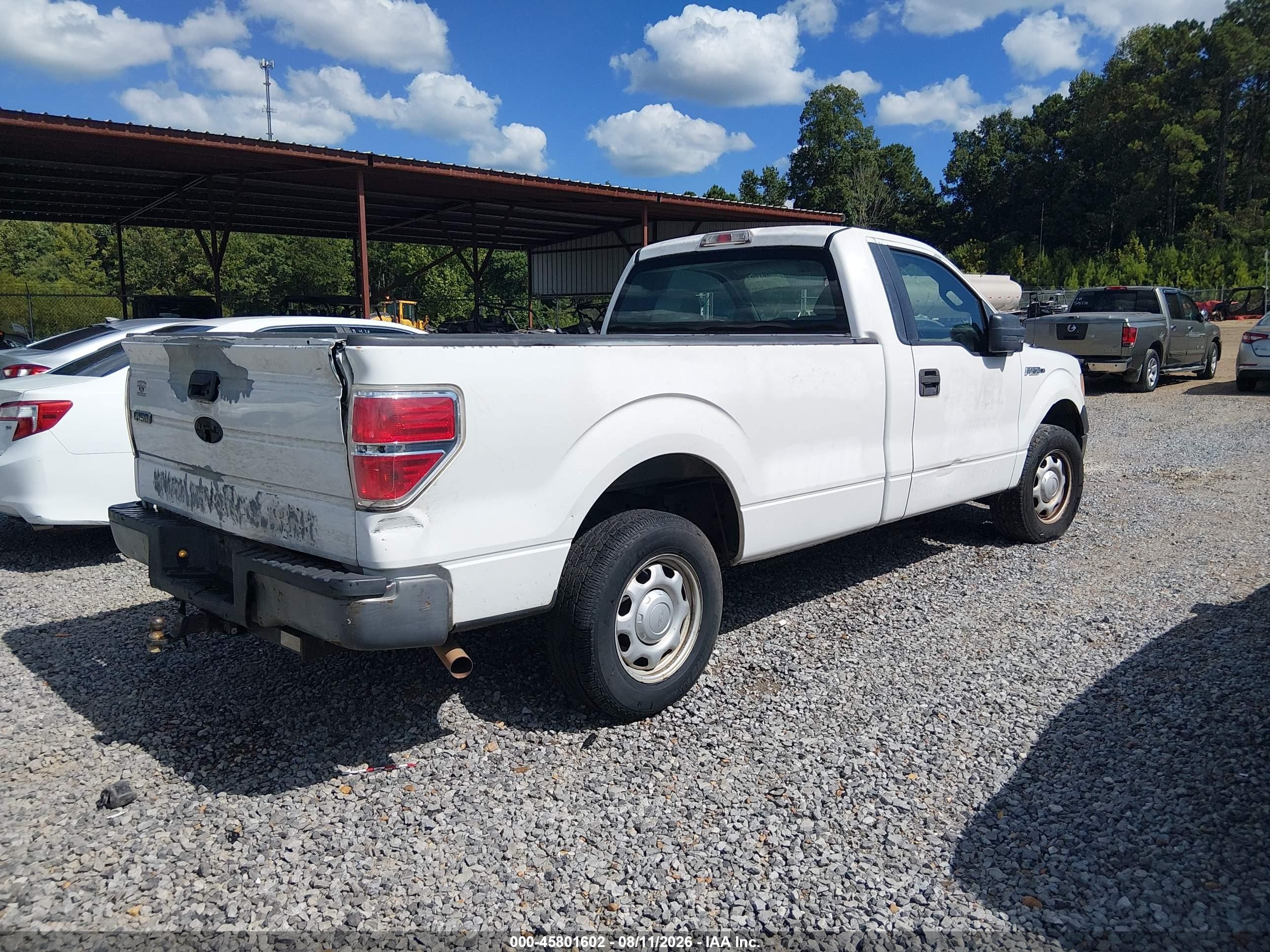 2010 Ford F-150 Stx/xl/xlt White vin: 1FTMF1CW1AKA89606