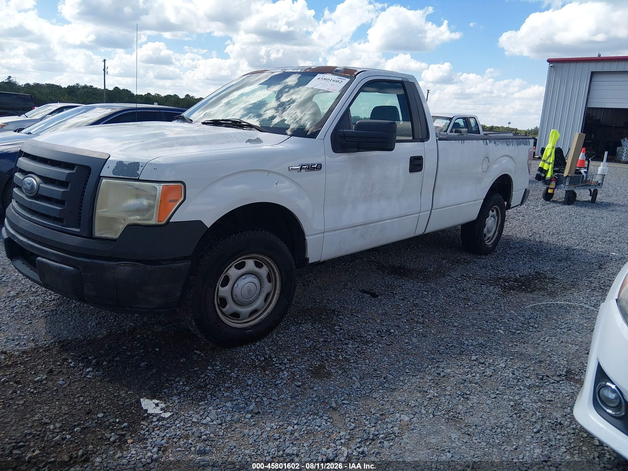2010 Ford F-150 Stx/xl/xlt White vin: 1FTMF1CW1AKA89606