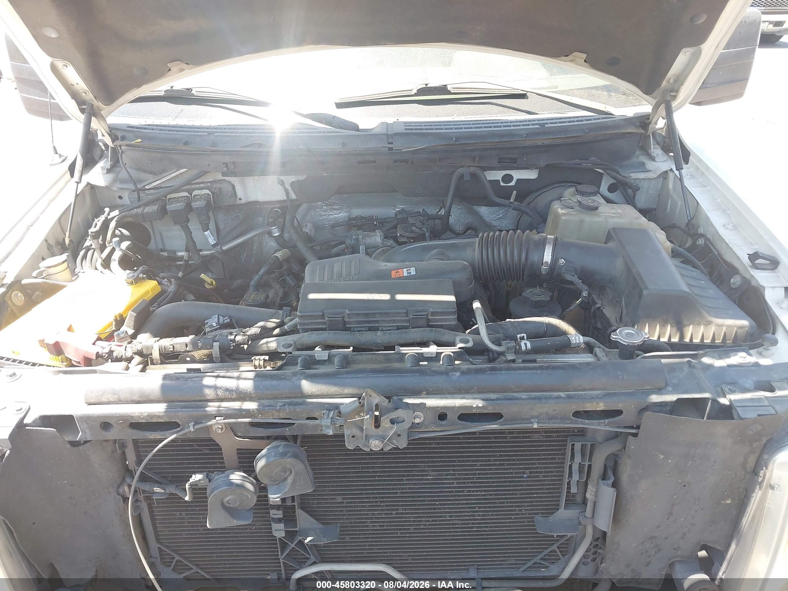 2010 Ford F-150 Stx/xl/xl W/mid-box Prep/xlt/xlt W/mid-box Prep White vin: 1FTMF1CW1AKB11099