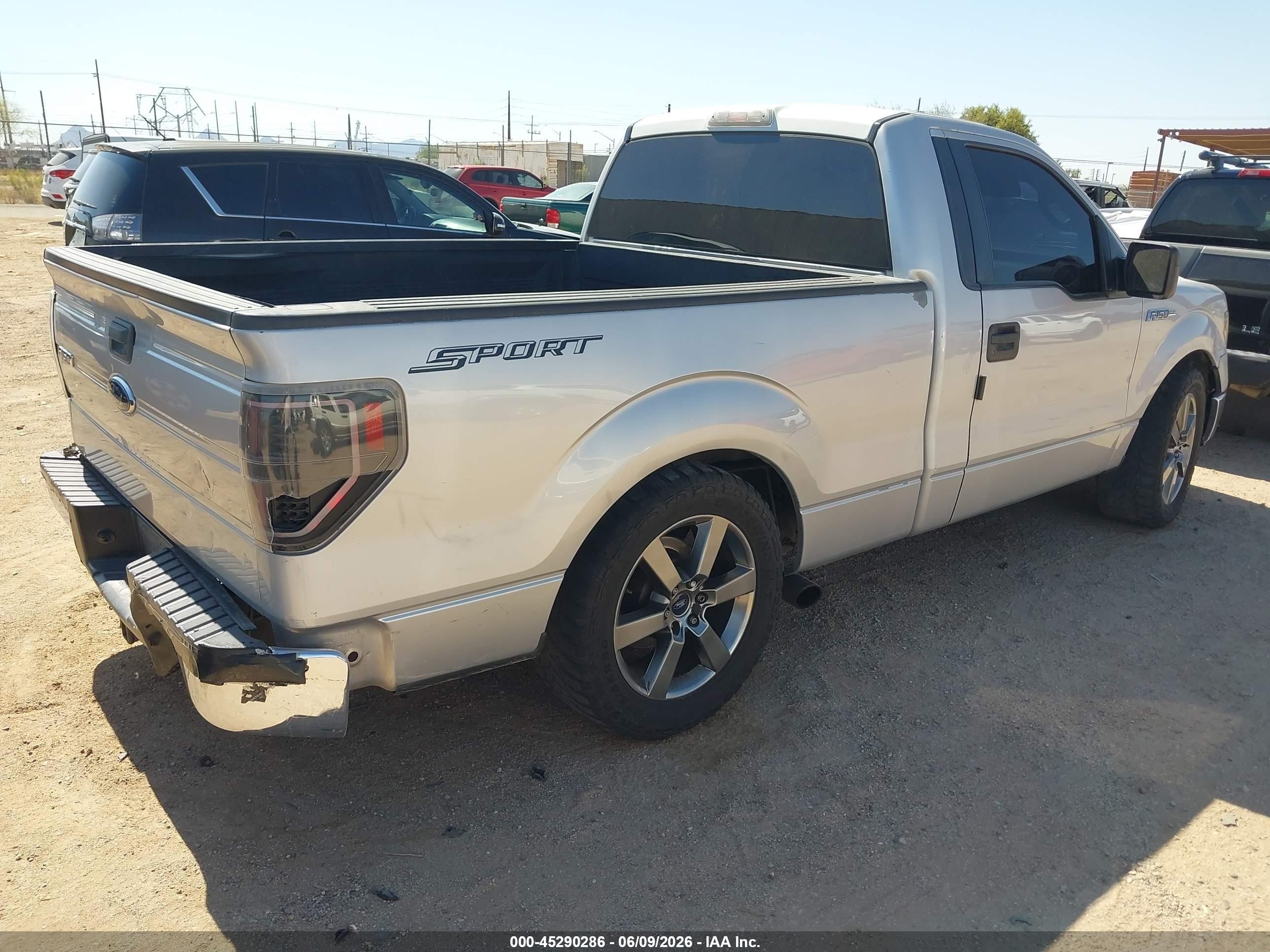 2010 Ford F-150 Stx/xl/xlt Silver vin: 1FTMF1CW1AKB86031