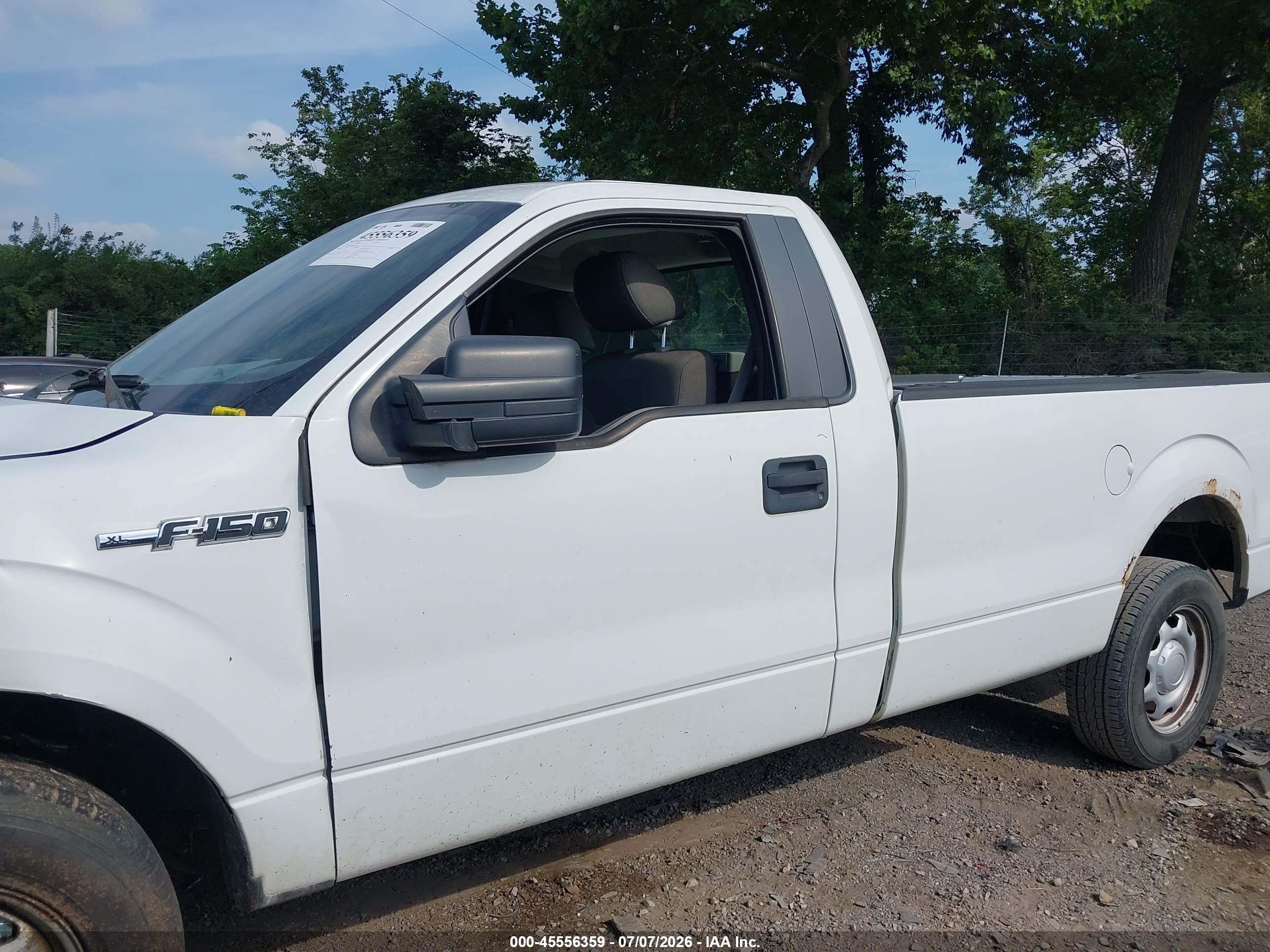 2010 Ford F-150 Stx/xl/xl W/mid-box Prep/xlt/xlt W/mid-box Prep White vin: 1FTMF1CW1AKC11123