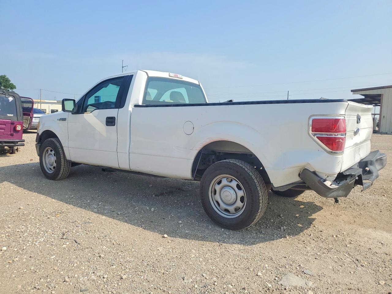 2010 Ford F150 White vin: 1FTMF1CW1AKE49165
