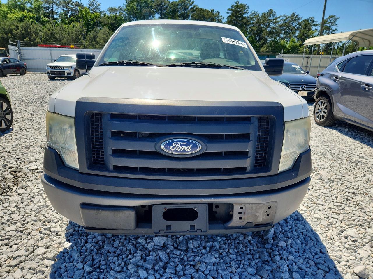 2010 Ford F-150 White vin: 1FTMF1CW3AFD49318