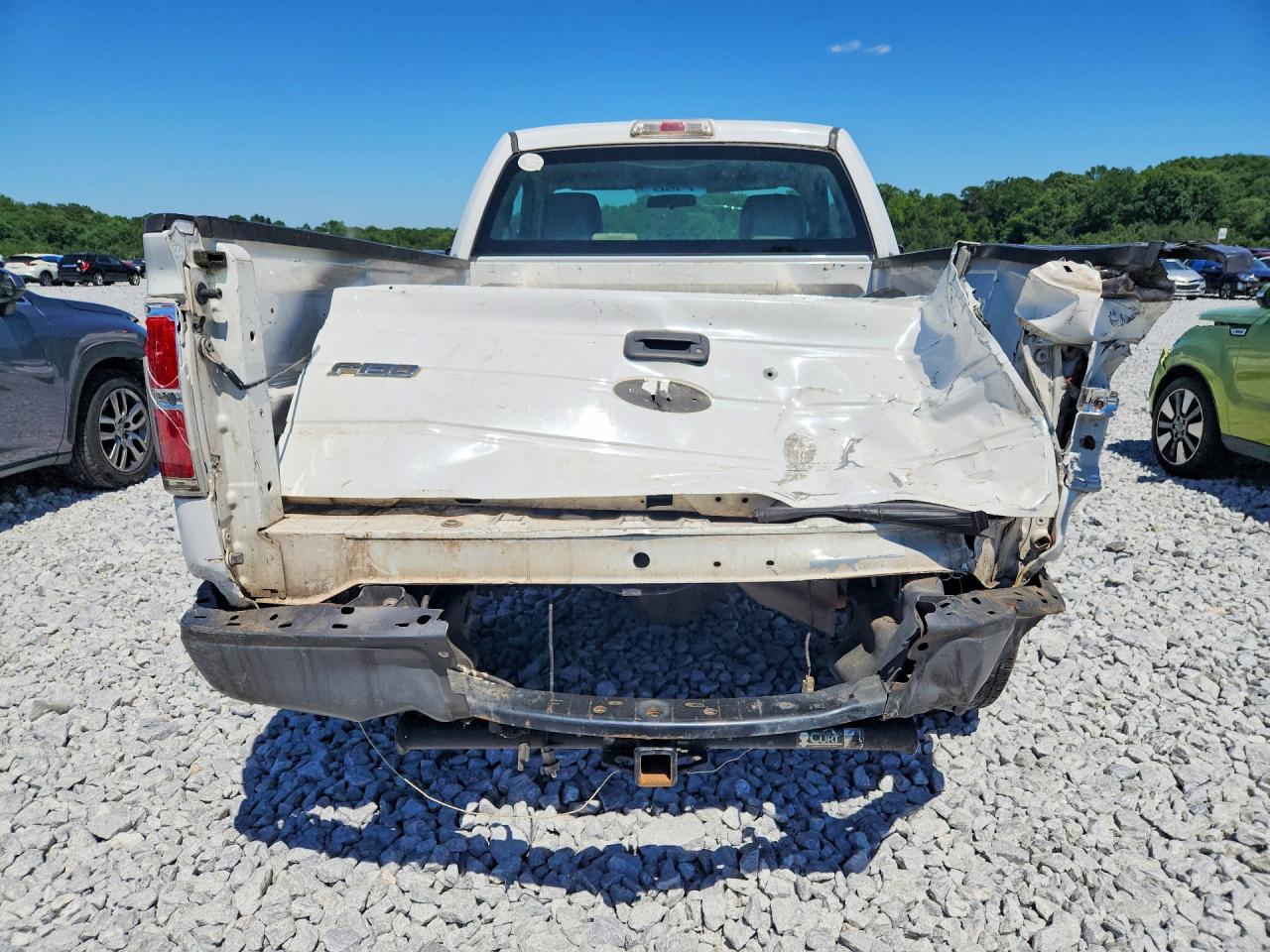 2010 Ford F-150 White vin: 1FTMF1CW3AFD49318