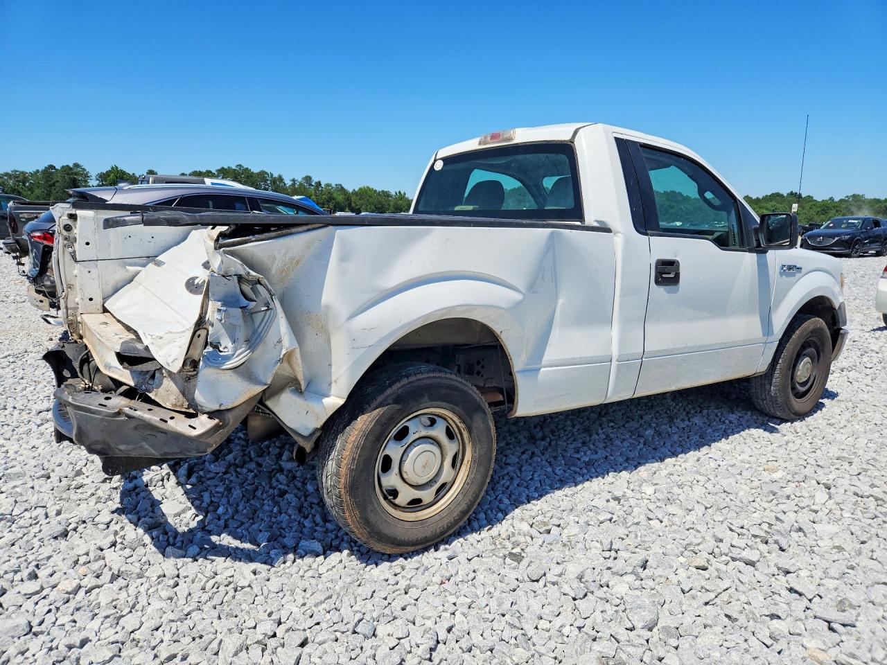 2010 Ford F-150 White vin: 1FTMF1CW3AFD49318