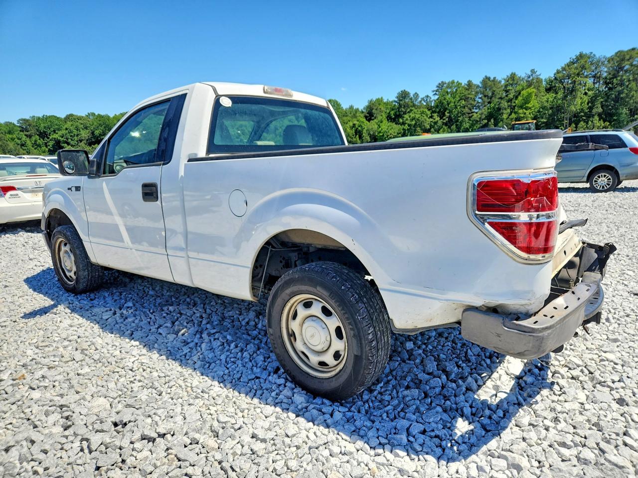 2010 Ford F-150 White vin: 1FTMF1CW3AFD49318