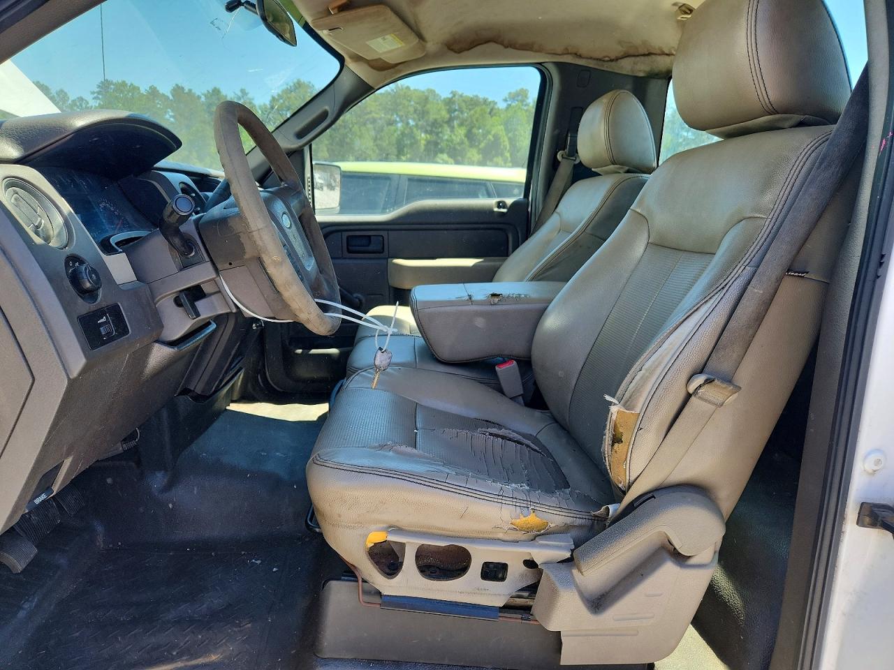 2010 Ford F-150 White vin: 1FTMF1CW3AFD49318