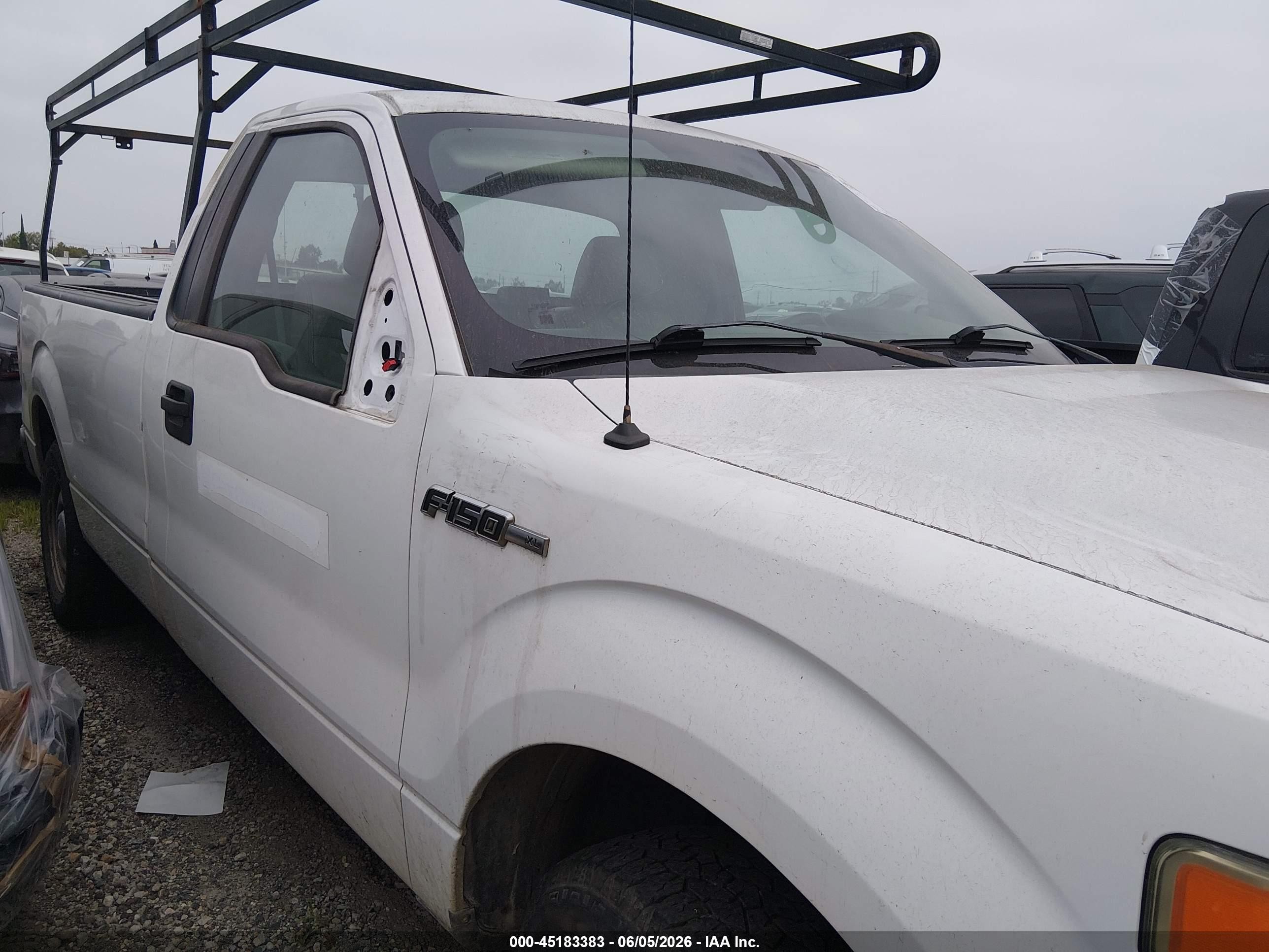 2010 Ford F-150 Stx/xl/xlt White vin: 1FTMF1CW3AKE27300