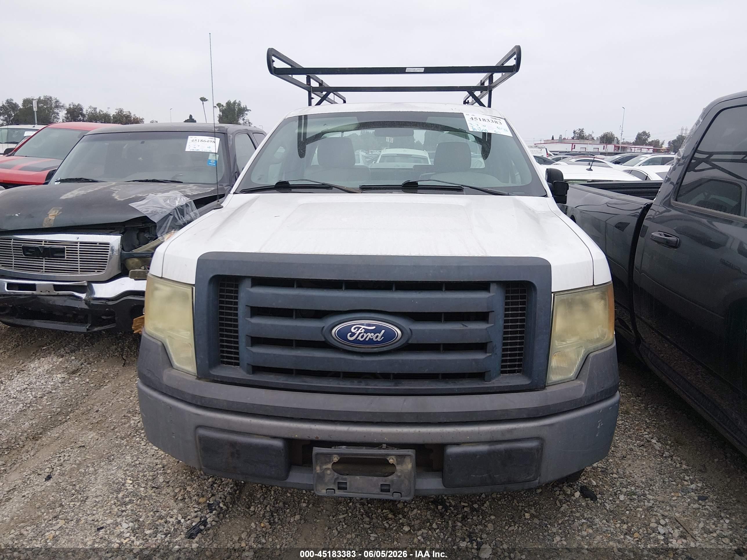 2010 Ford F-150 Stx/xl/xlt White vin: 1FTMF1CW3AKE27300