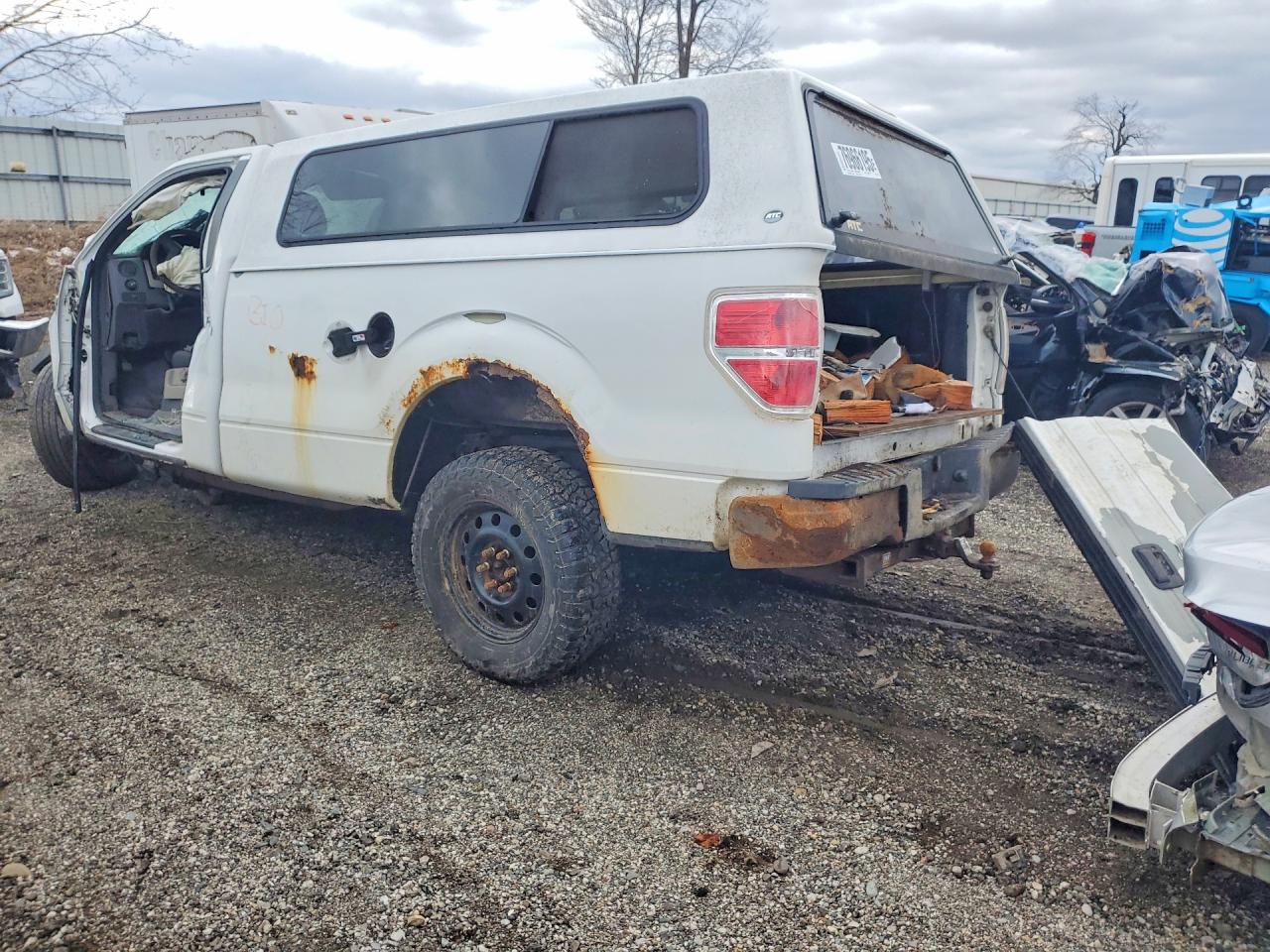2010 Ford F150 Белый vin: 1FTMF1CW5AKA23334