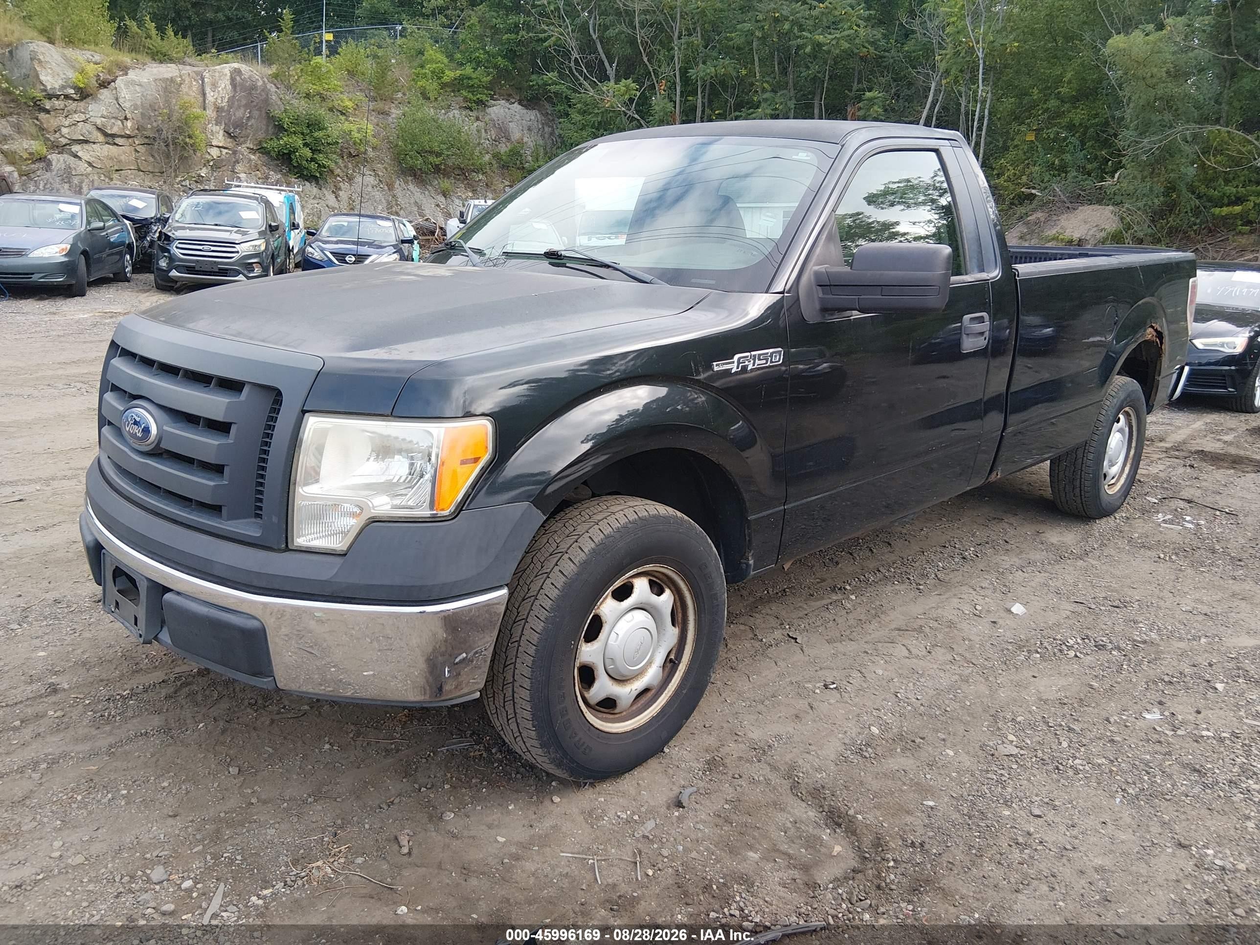 2010 Ford F-150 Stx/xl/xlt/xlt W/mid-box Prep Black vin: 1FTMF1CW5AKB24048
