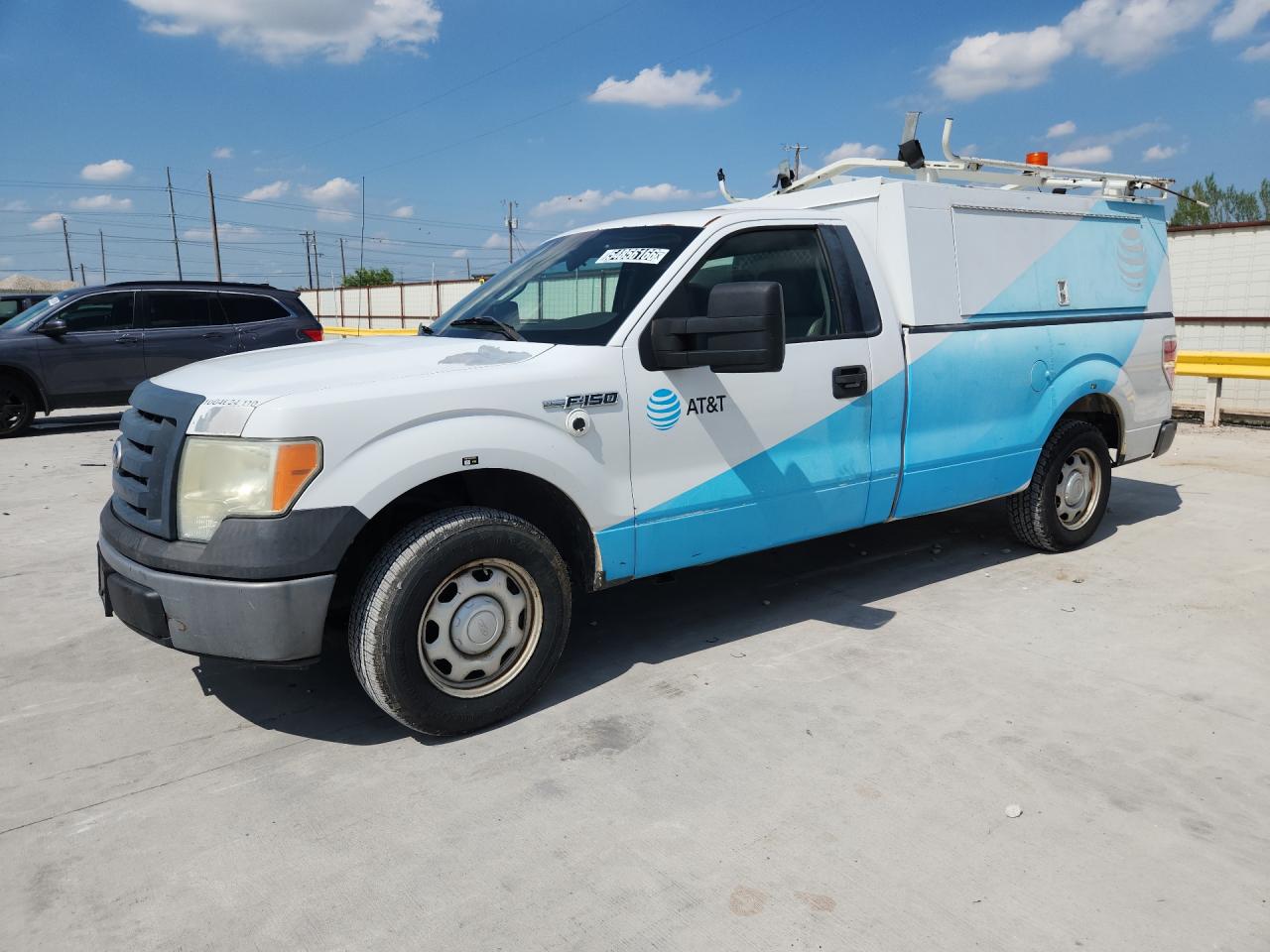 2010 Ford F150 White vin: 1FTMF1CW6AKB11079 Damage: Hood, Peeling, 7 To 8 Inches