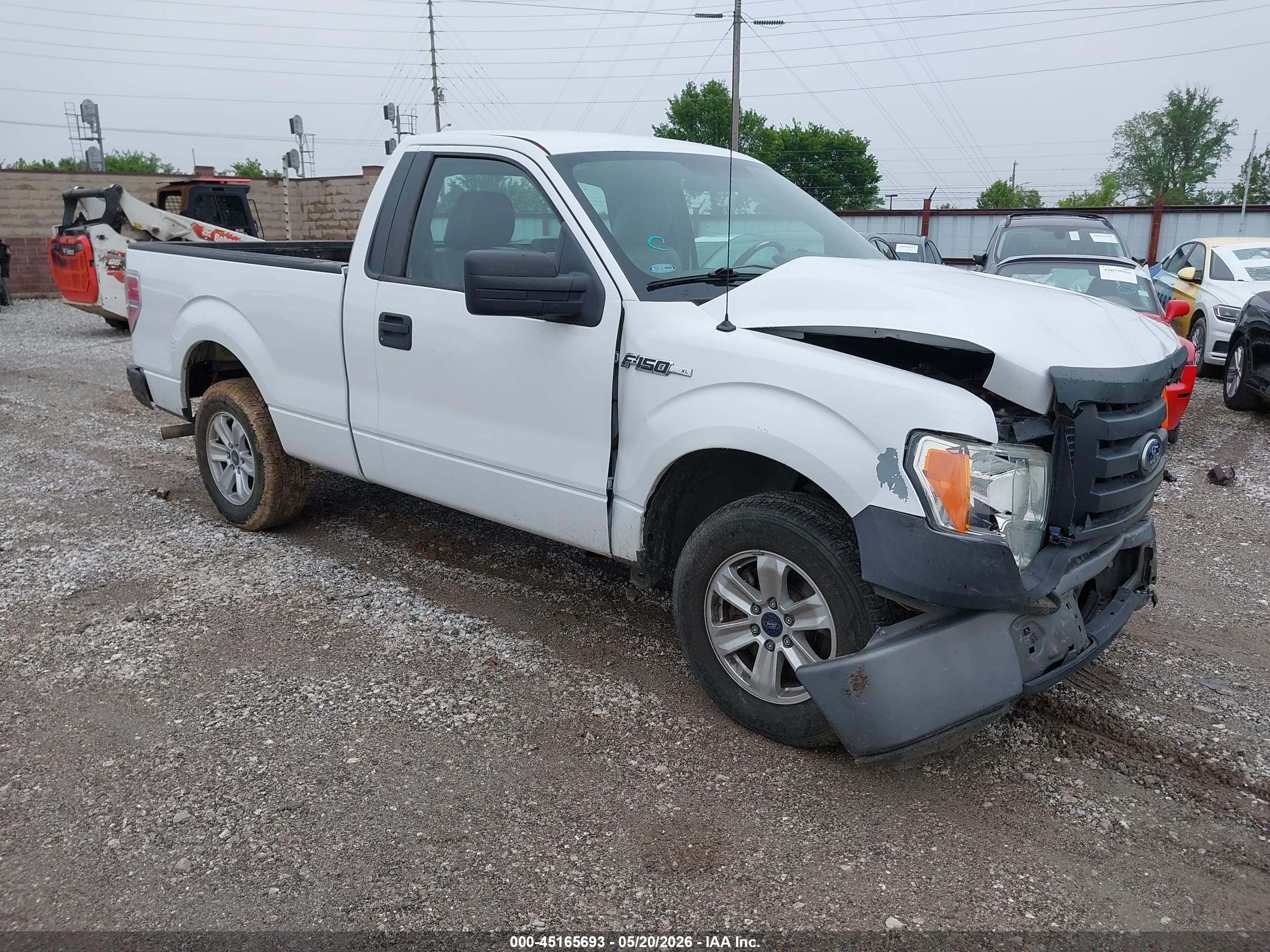 2010 Ford F-150 Stx/xl/xlt White vin: 1FTMF1CW6AKE21944