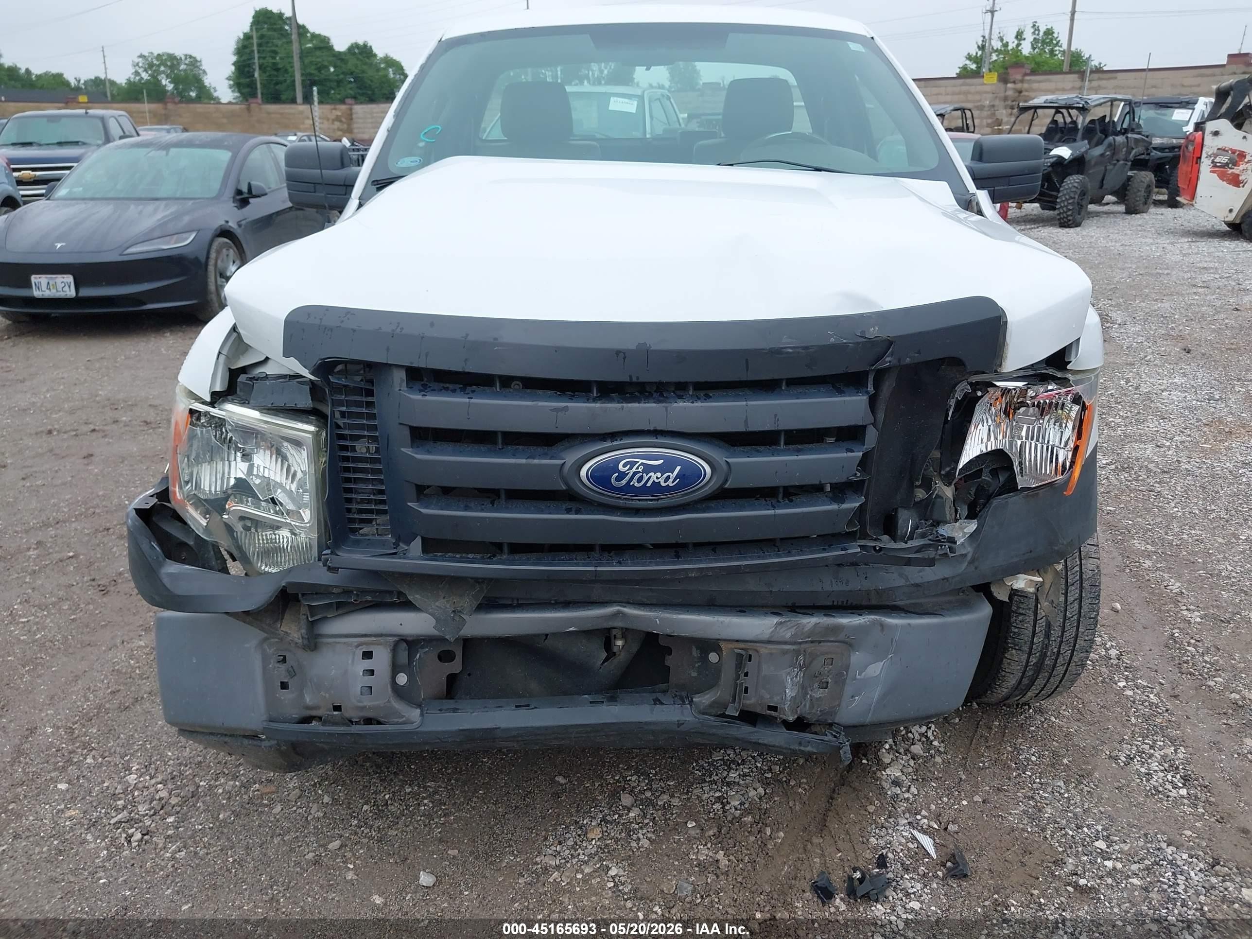 2010 Ford F-150 Stx/xl/xlt White vin: 1FTMF1CW6AKE21944