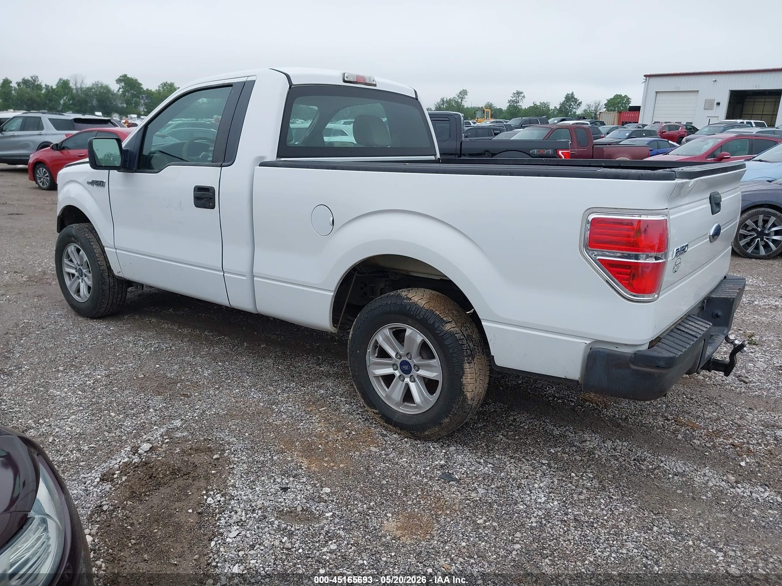 2010 Ford F-150 Stx/xl/xlt White vin: 1FTMF1CW6AKE21944