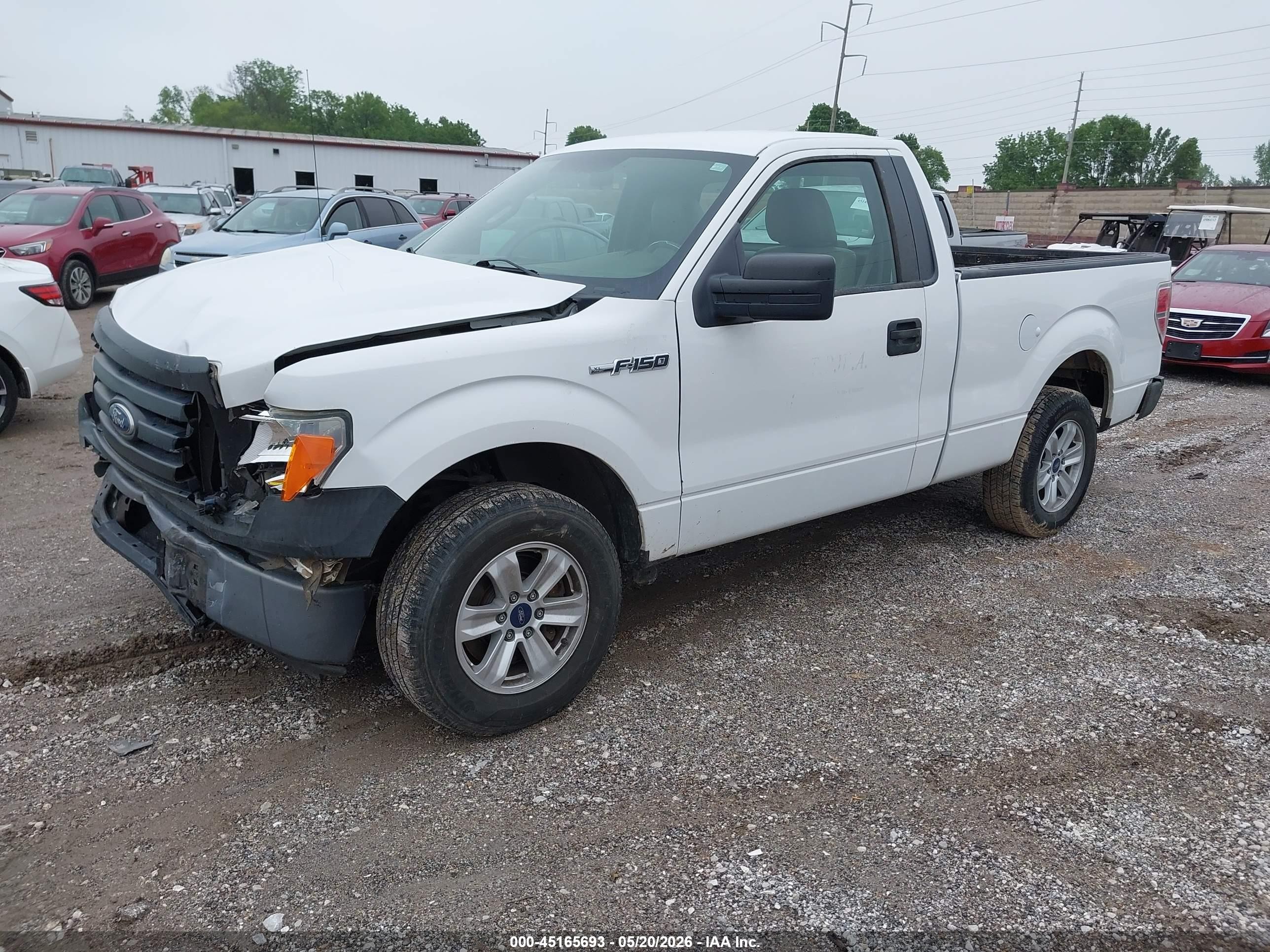 2010 Ford F-150 Stx/xl/xlt White vin: 1FTMF1CW6AKE21944