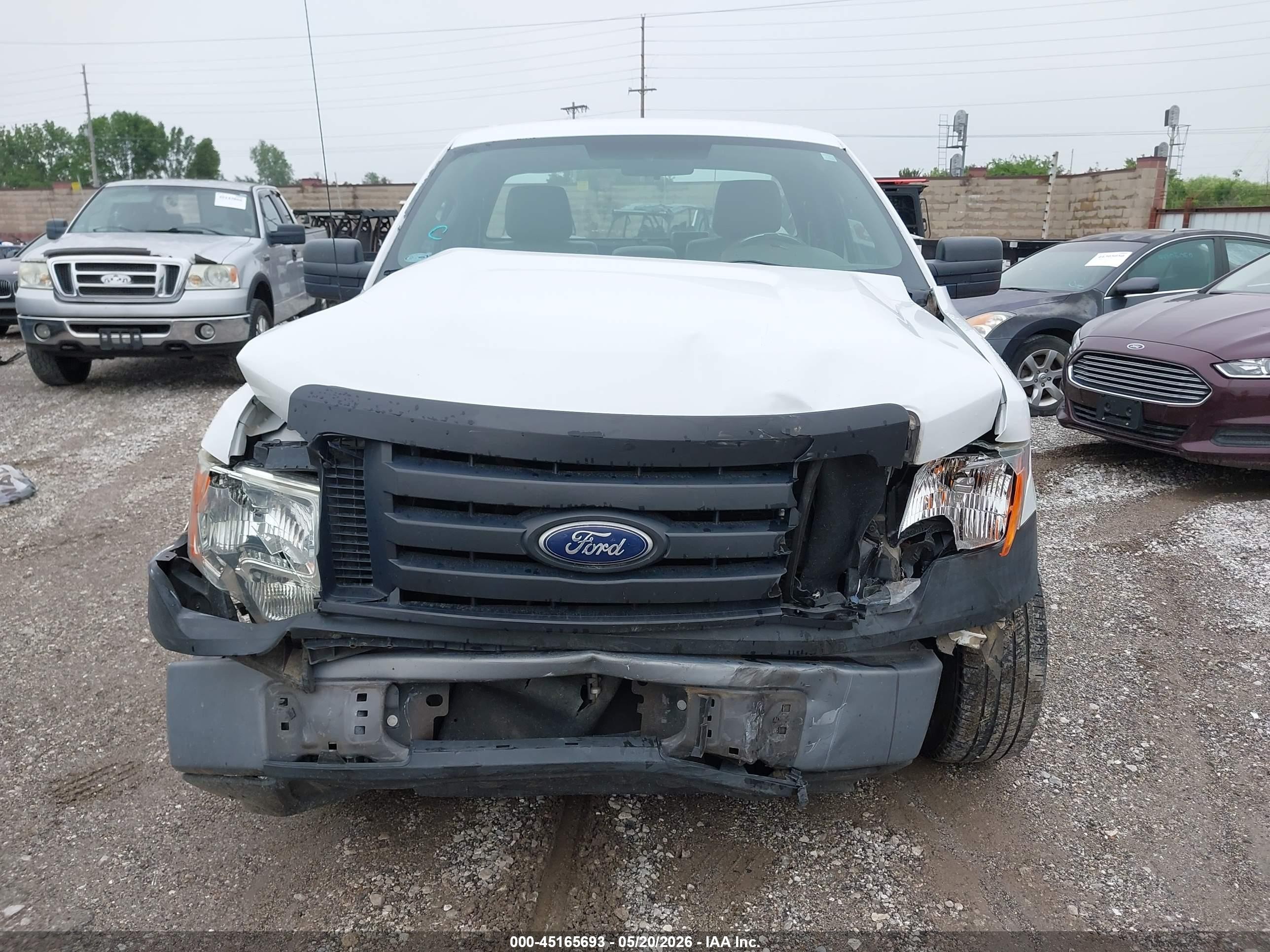 2010 Ford F-150 Stx/xl/xlt White vin: 1FTMF1CW6AKE21944