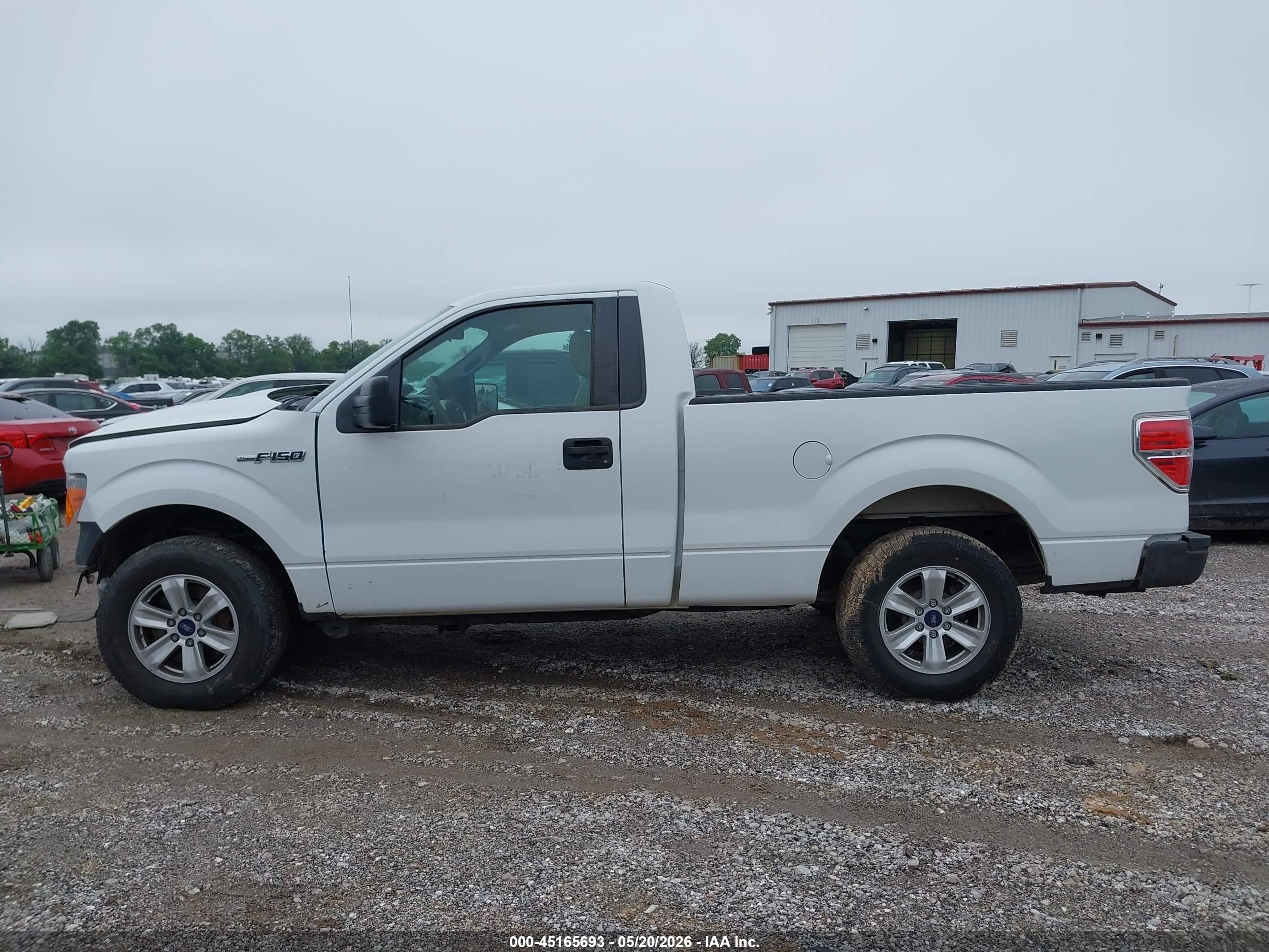 2010 Ford F-150 Stx/xl/xlt White vin: 1FTMF1CW6AKE21944